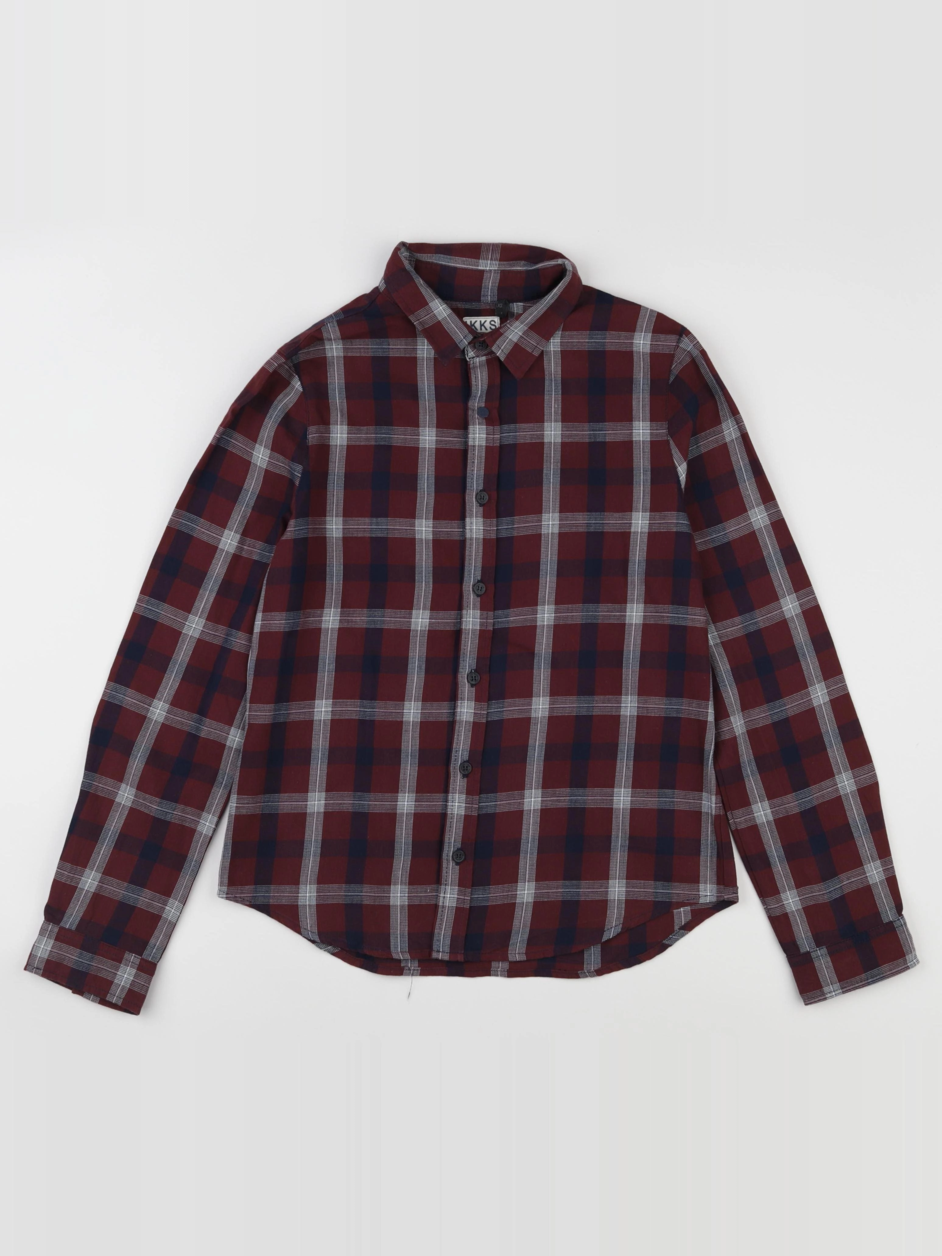 IKKS - chemise bleu, rouge - 12 ans