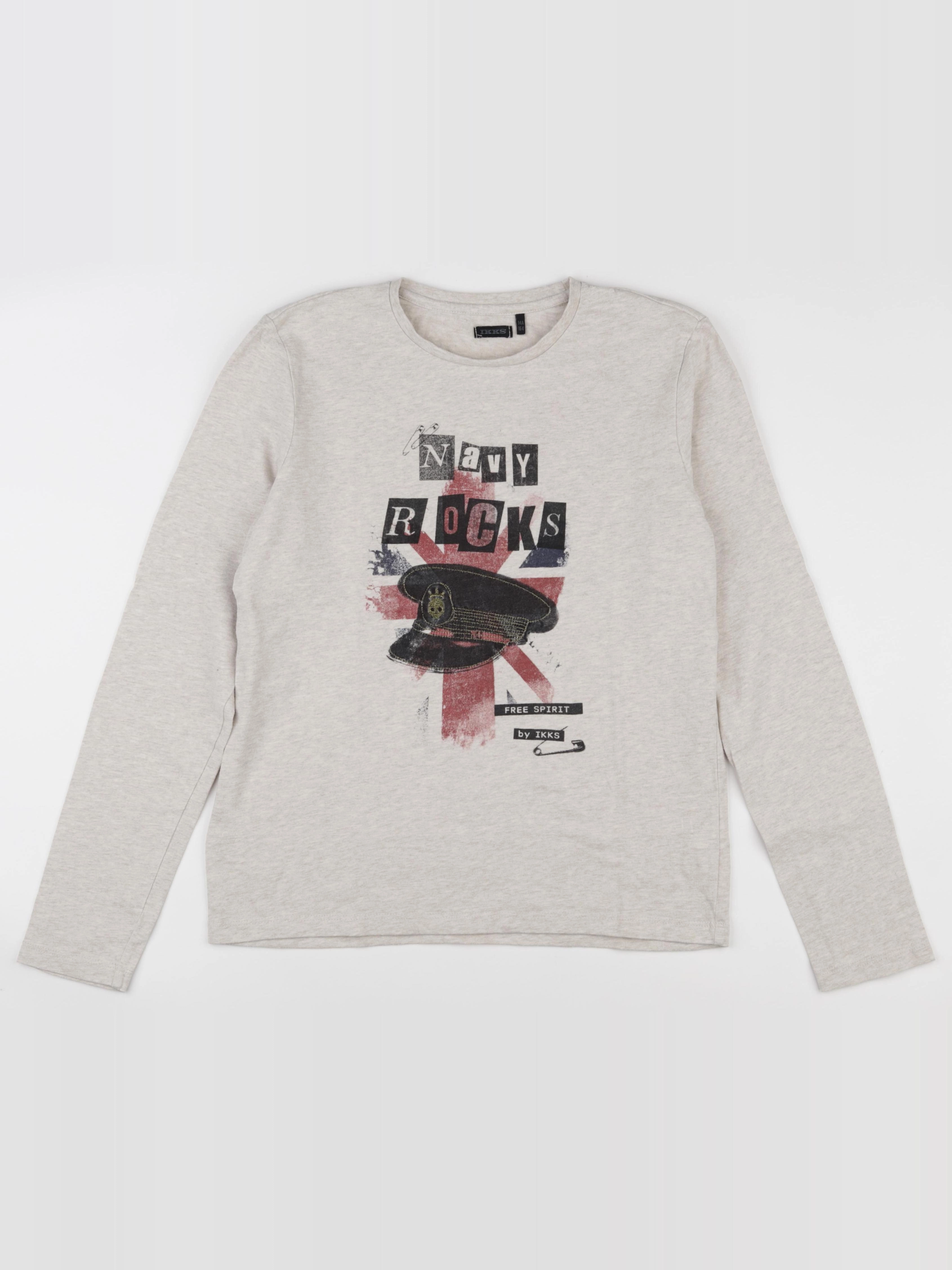 IKKS - tee-shirt beige - 14 ans