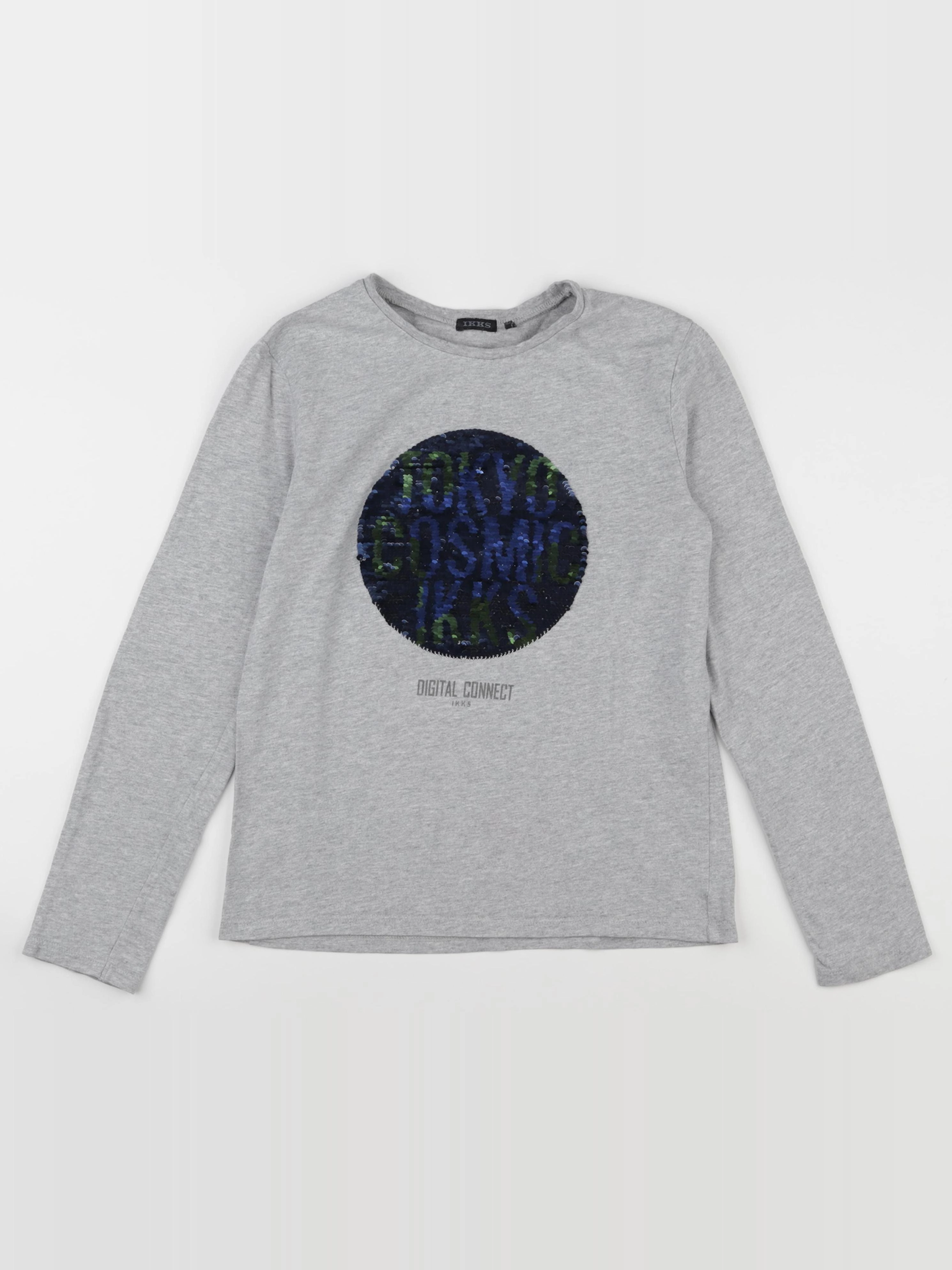 IKKS - tee-shirt gris - 12 ans