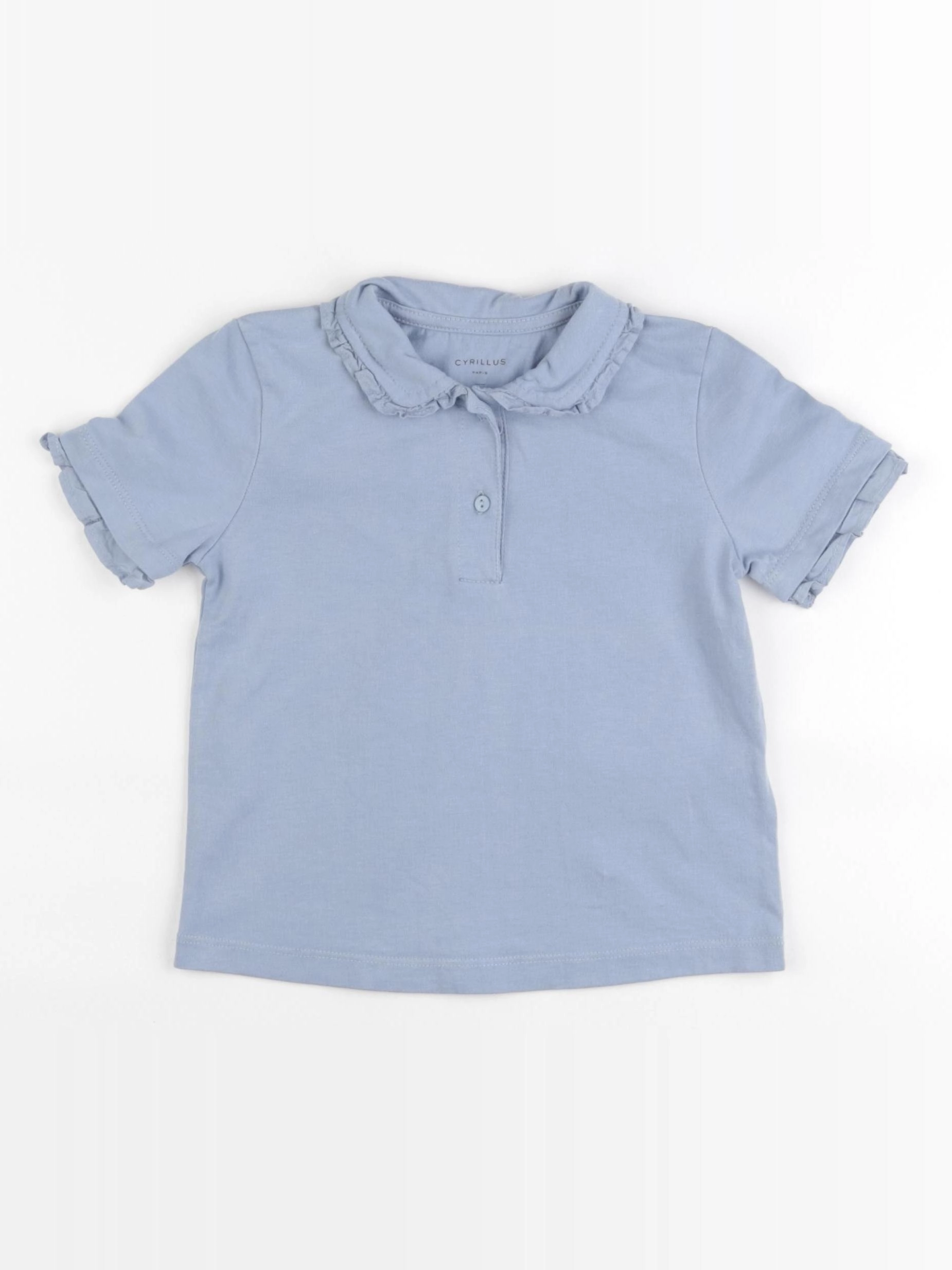Cyrillus - tee-shirt bleu - 4 ans