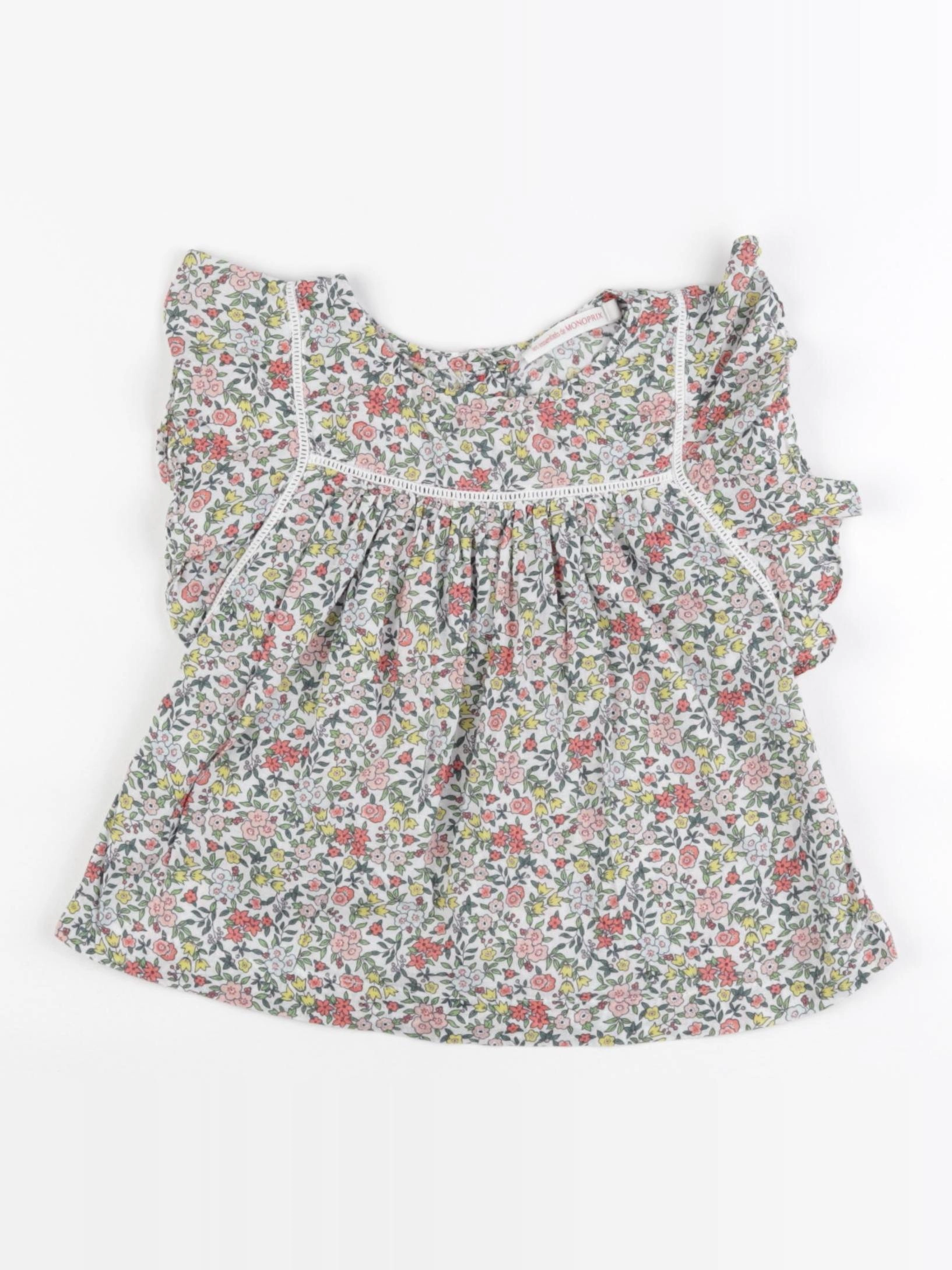 Monoprix - blouse multicolore - 3 ans