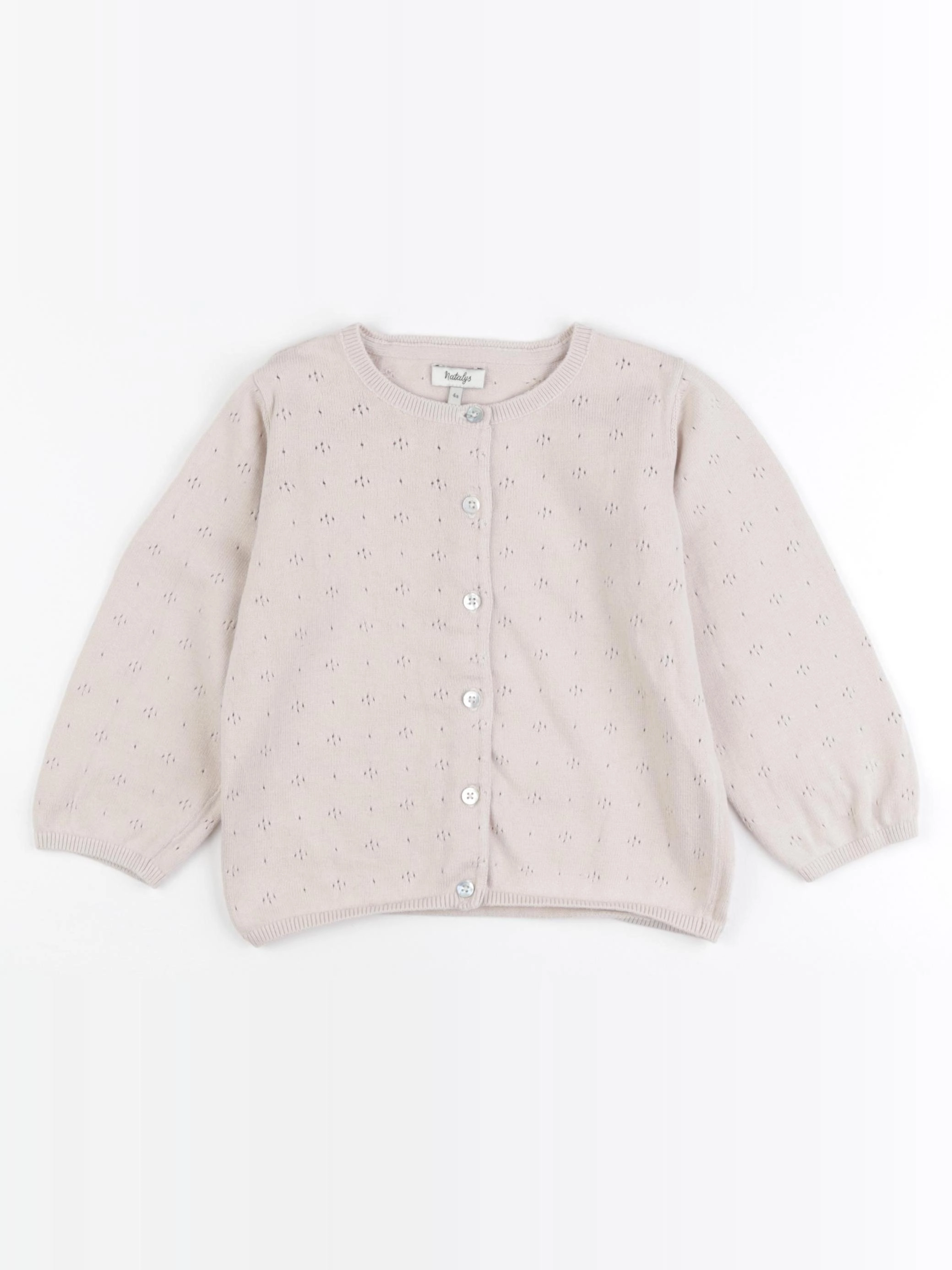 Natalys - gilet beige - 4 ans