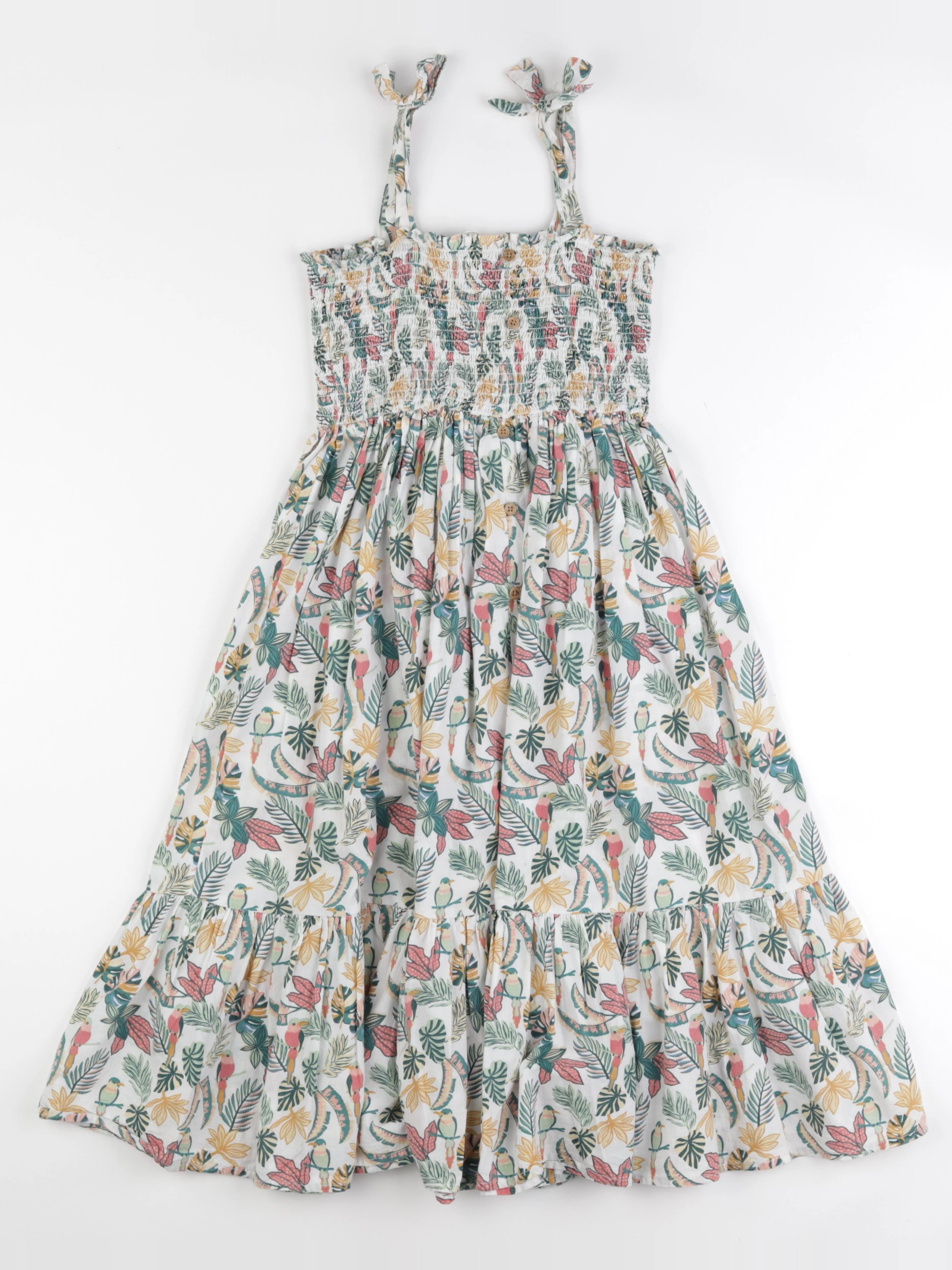 Vertbaudet - robe multicolore - 8 ans