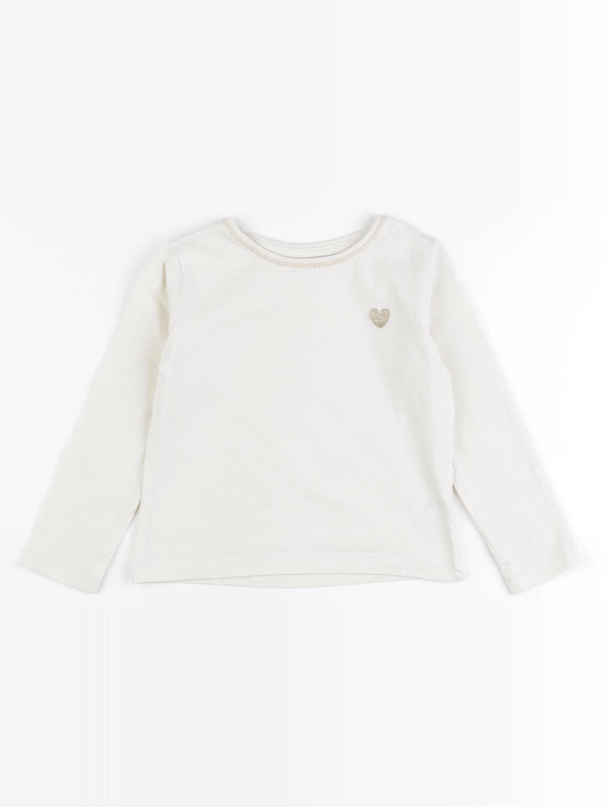 Vertbaudet - tee-shirt blanc - 3 ans