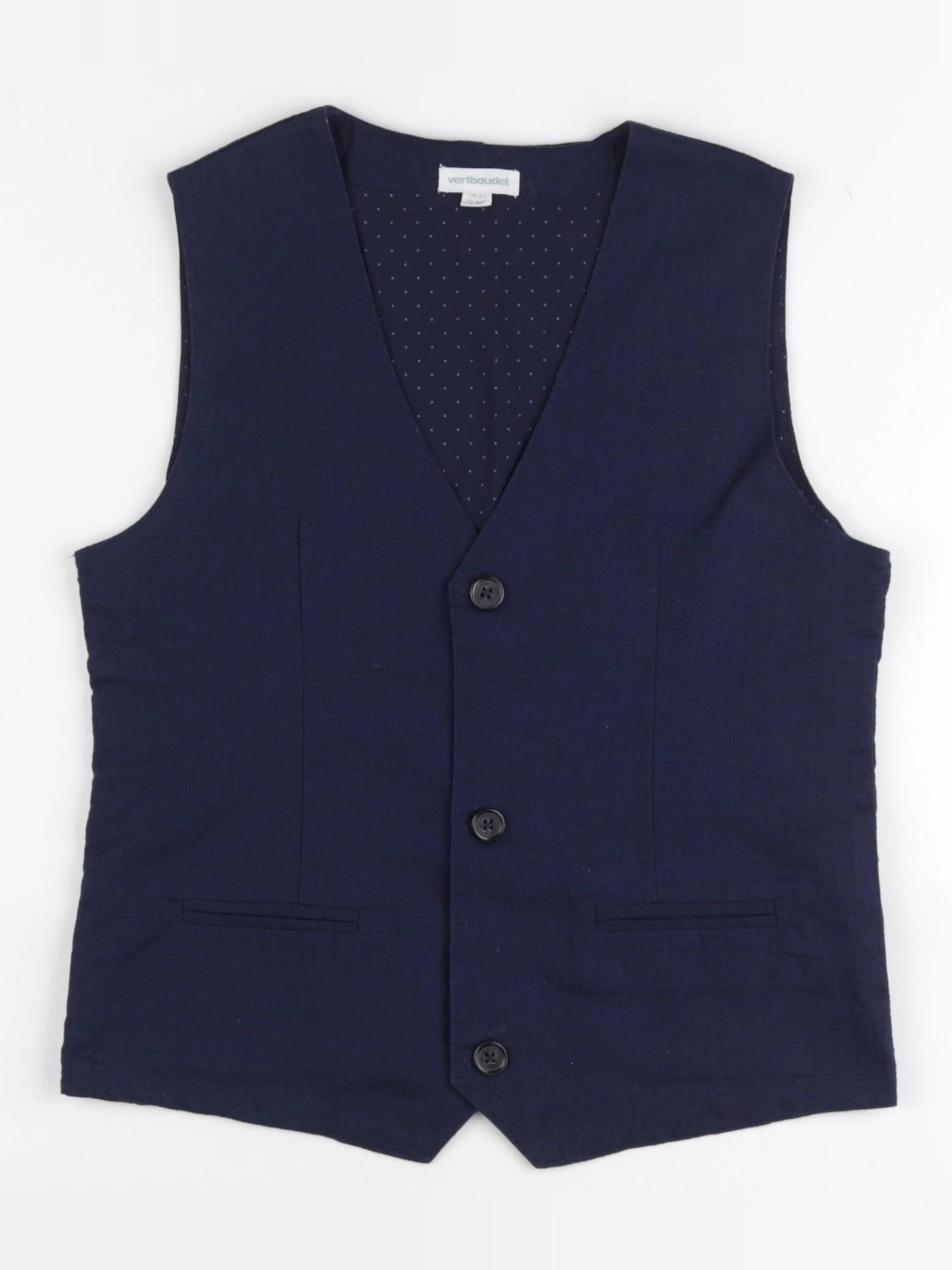 Vertbaudet - gilet bleu - 10 ans