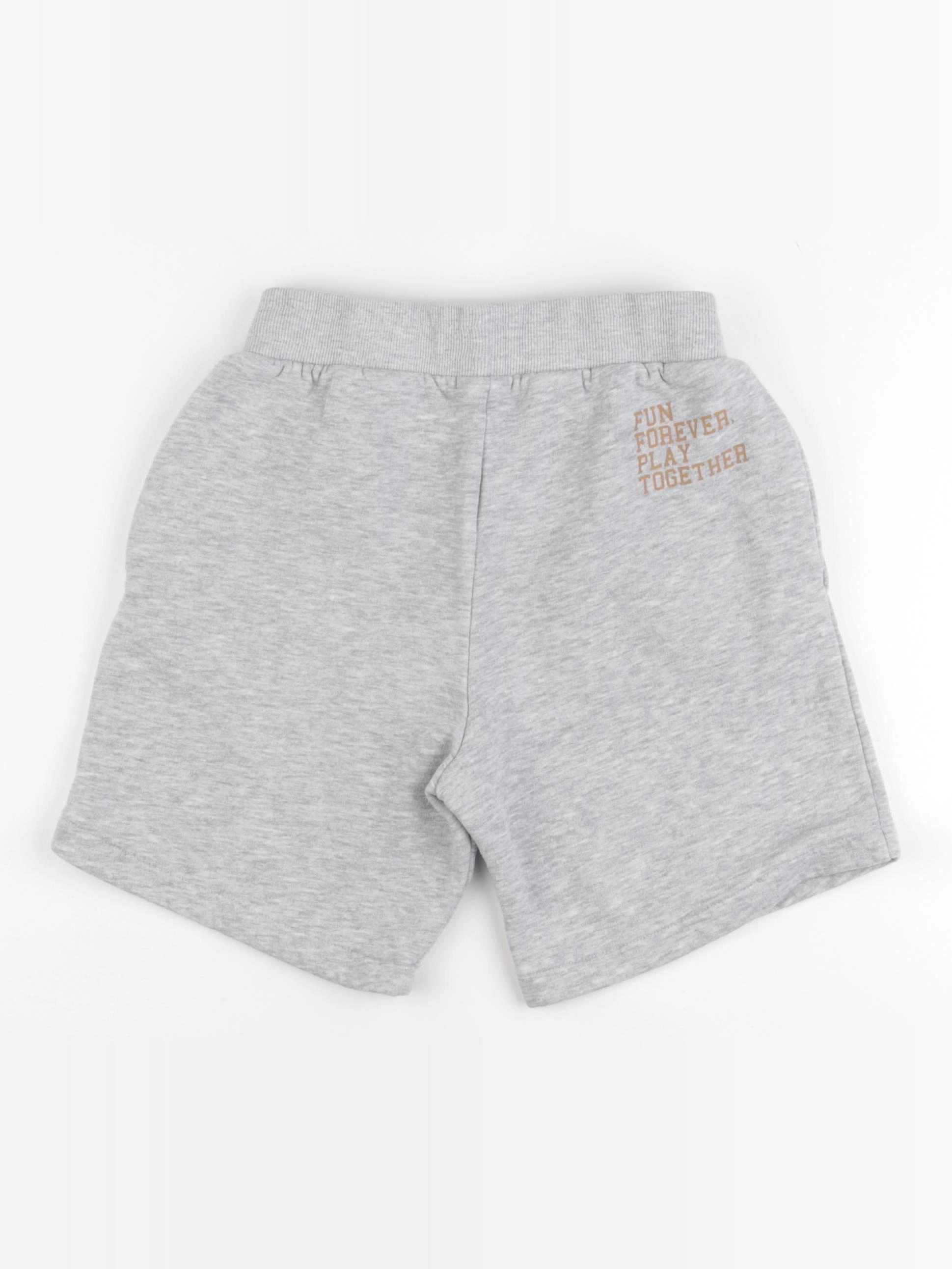 Vertbaudet - short gris - 10 ans