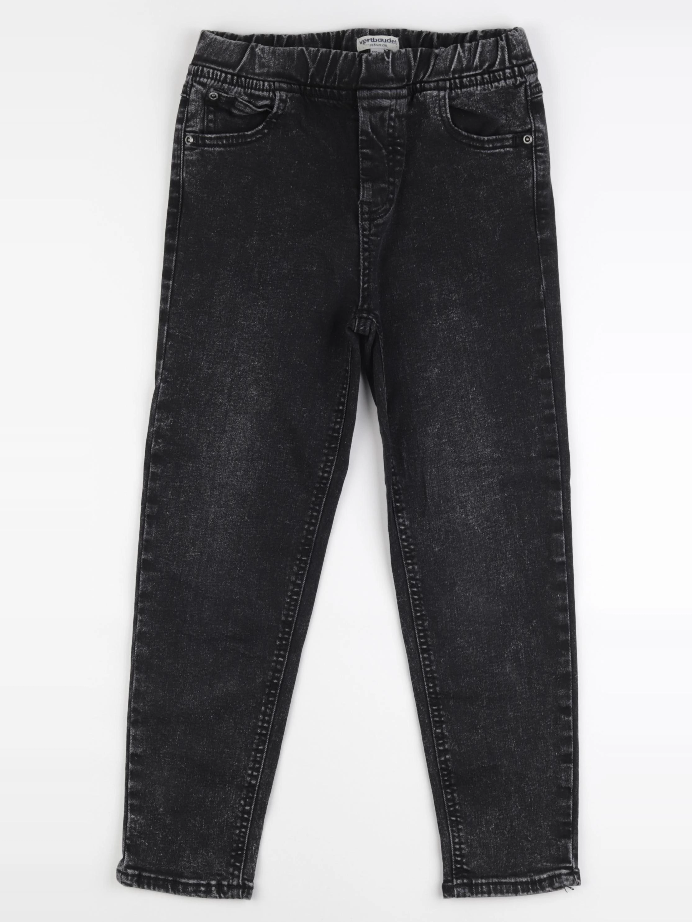 Vertbaudet - jean noir - 8 ans