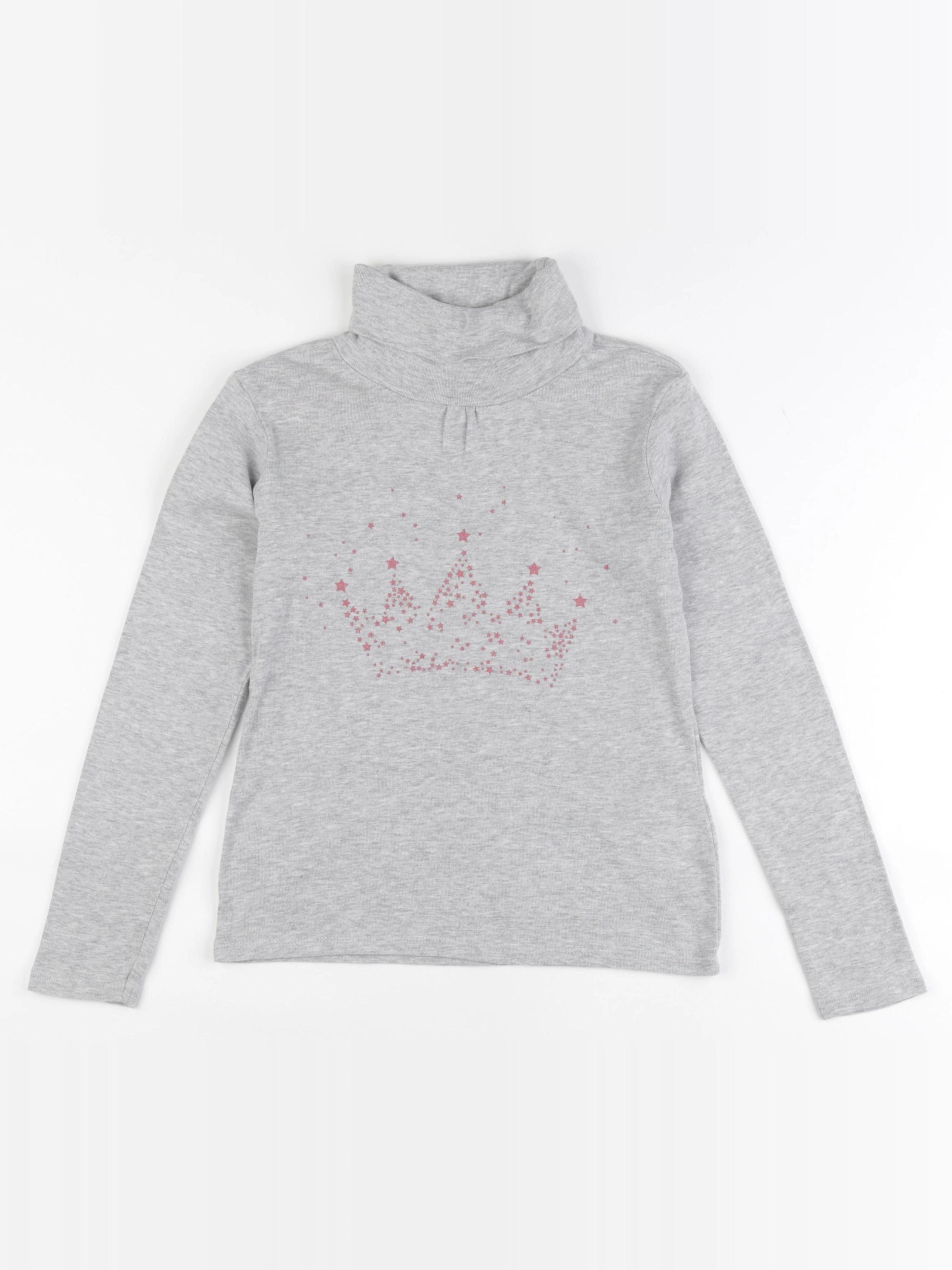 Vertbaudet - sous-pull gris - 10 ans