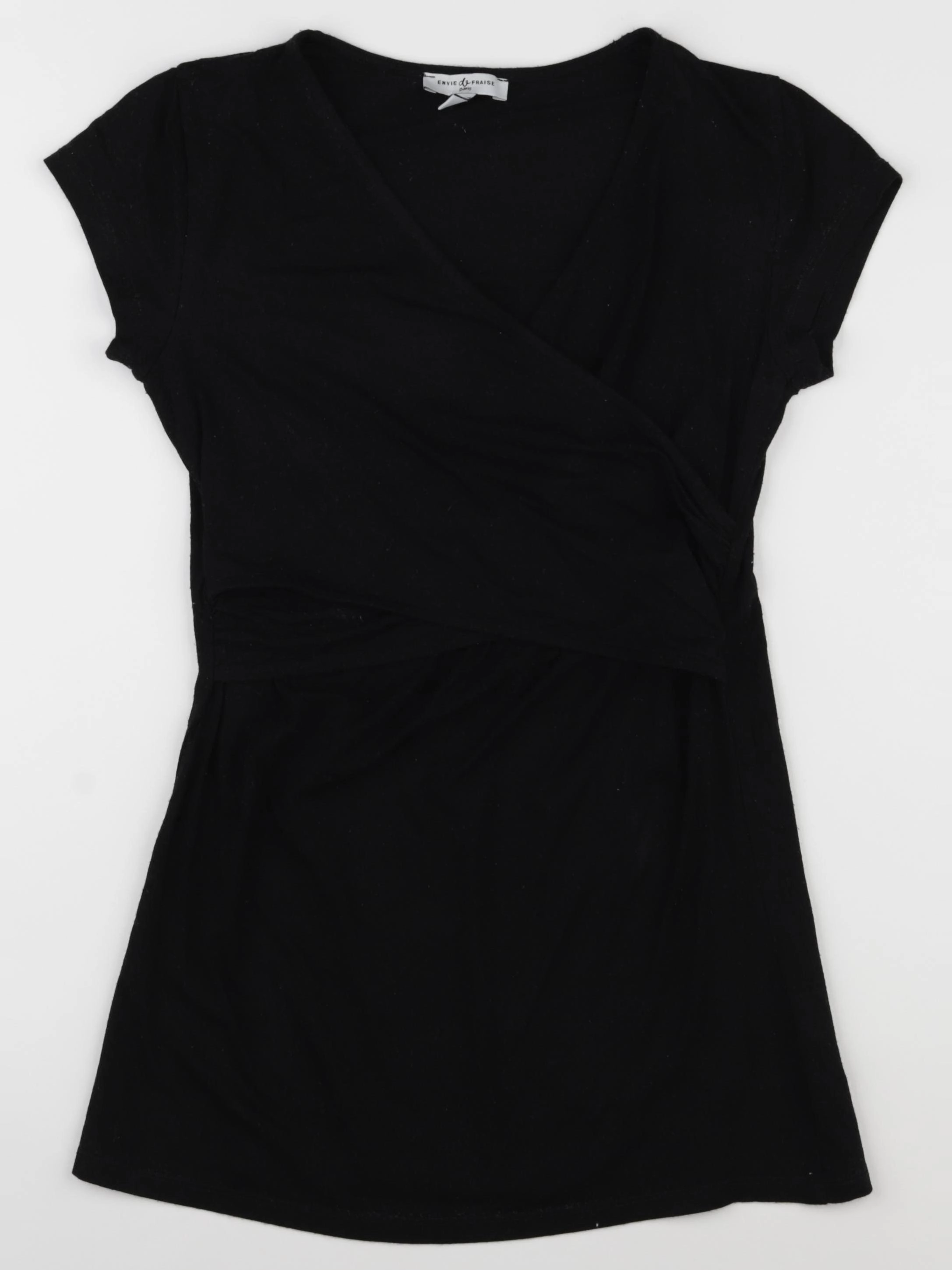 Envie de fraise - robe grossesse, allaitement noir - 36 à 38