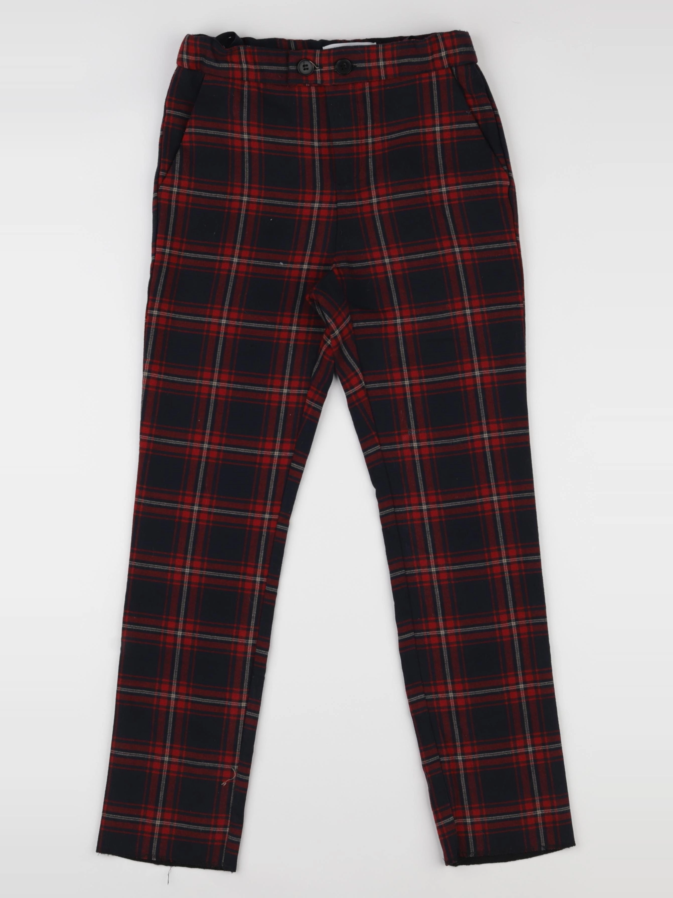 Zara - pantalon rouge, bleu - 10 ans