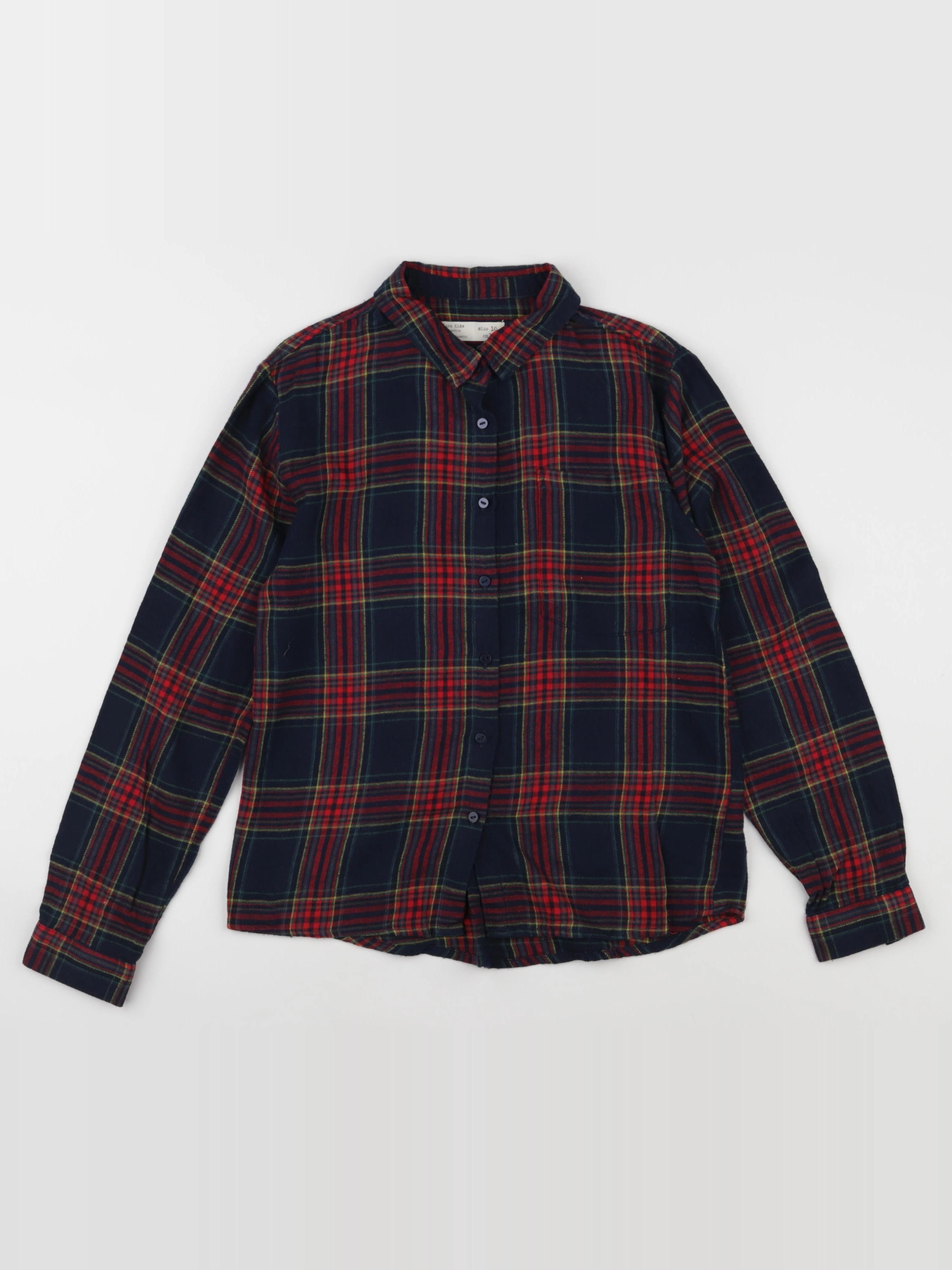 Zara - blouse rouge, bleu - 10 ans