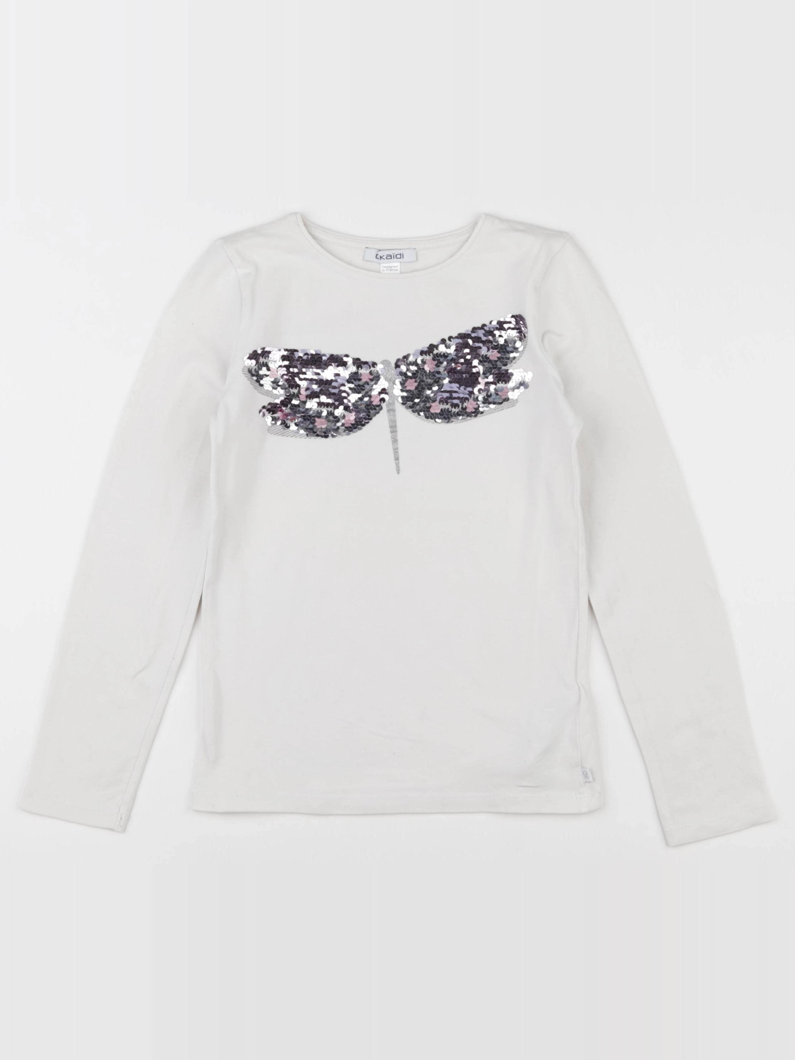 Okaidi - tee-shirt blanc - 10 ans