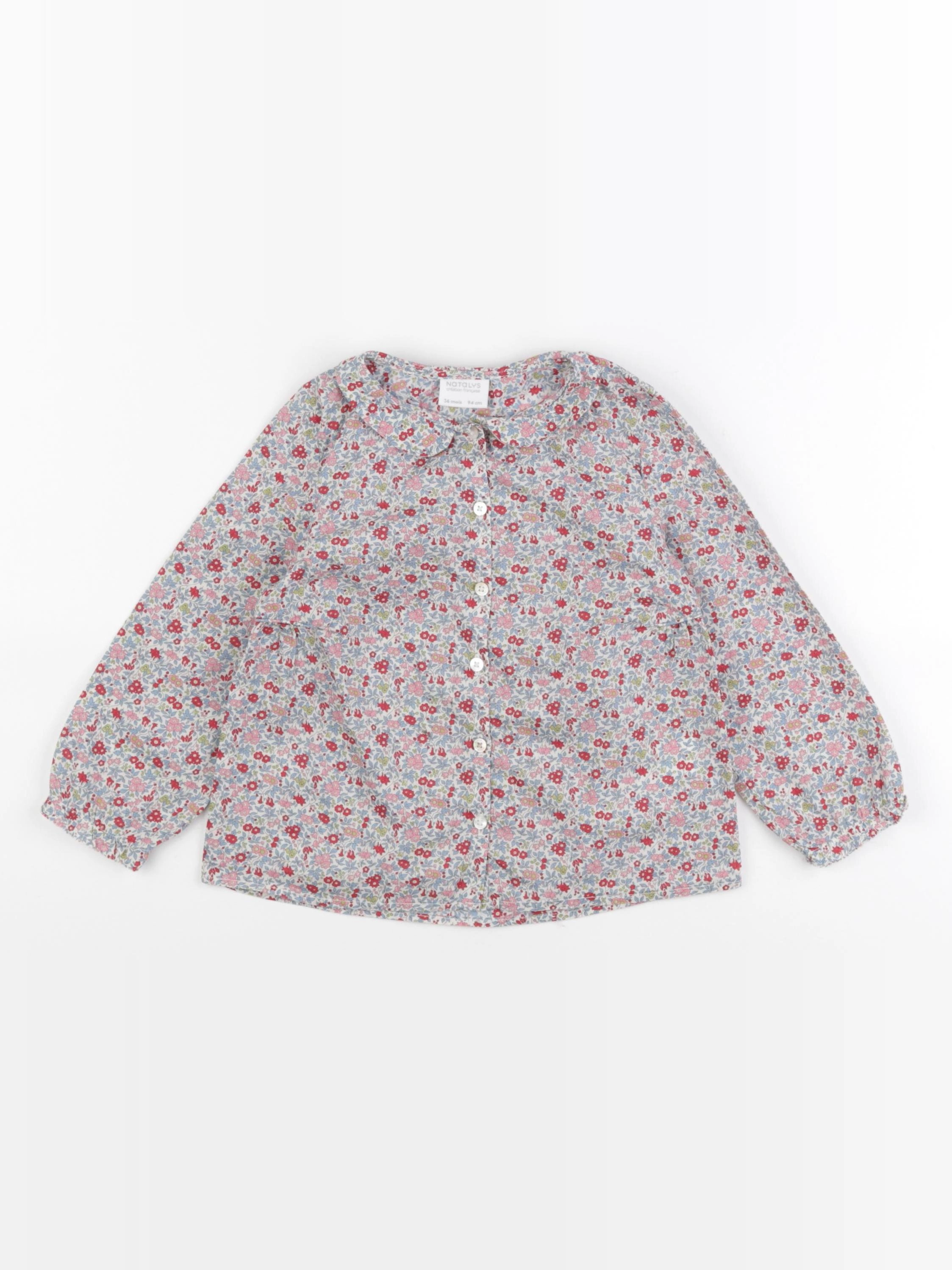 Natalys - blouse multicolore - 36 mois
