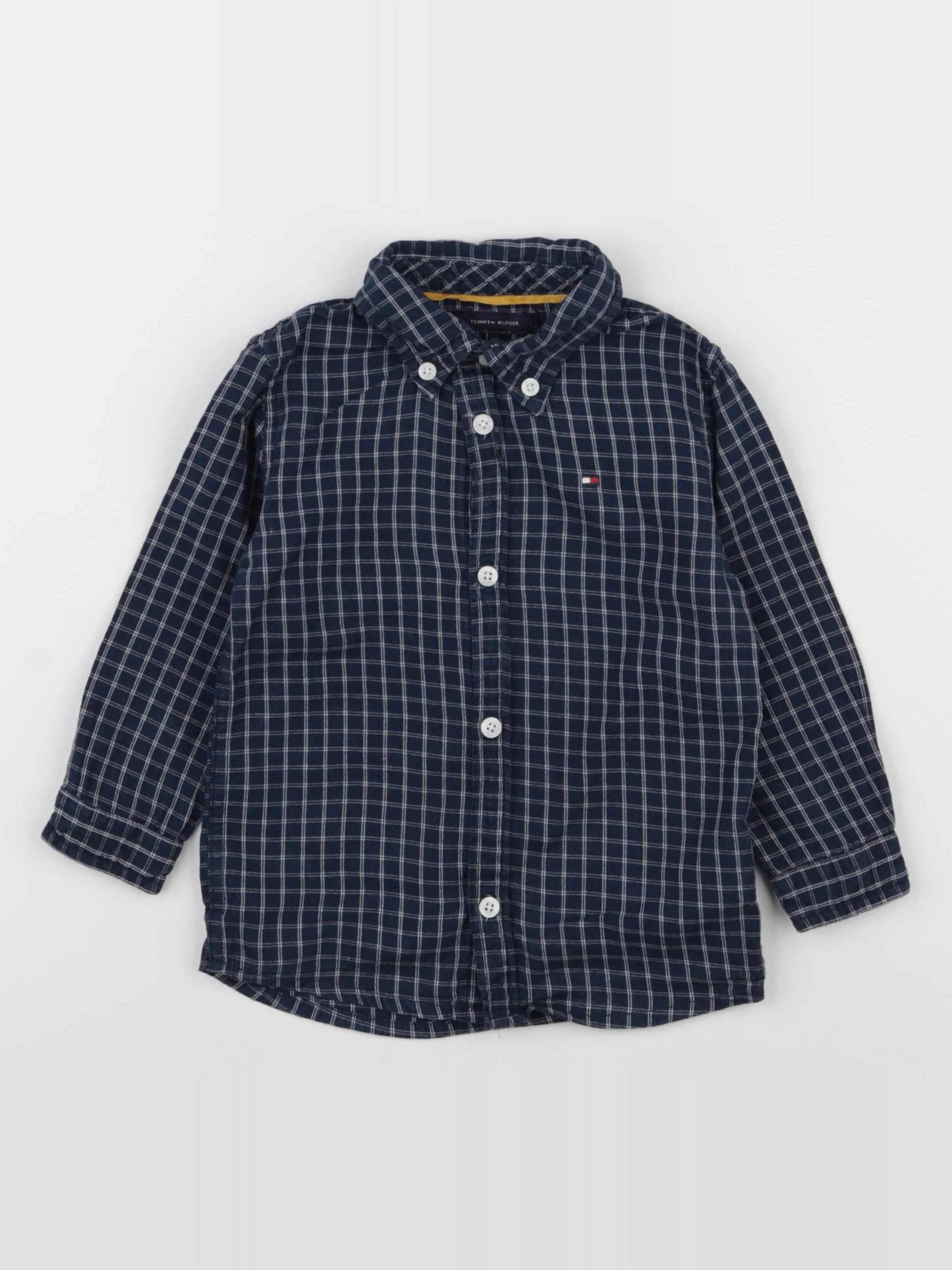 Tommy Hilfiger - chemise bleu - 9/12 mois