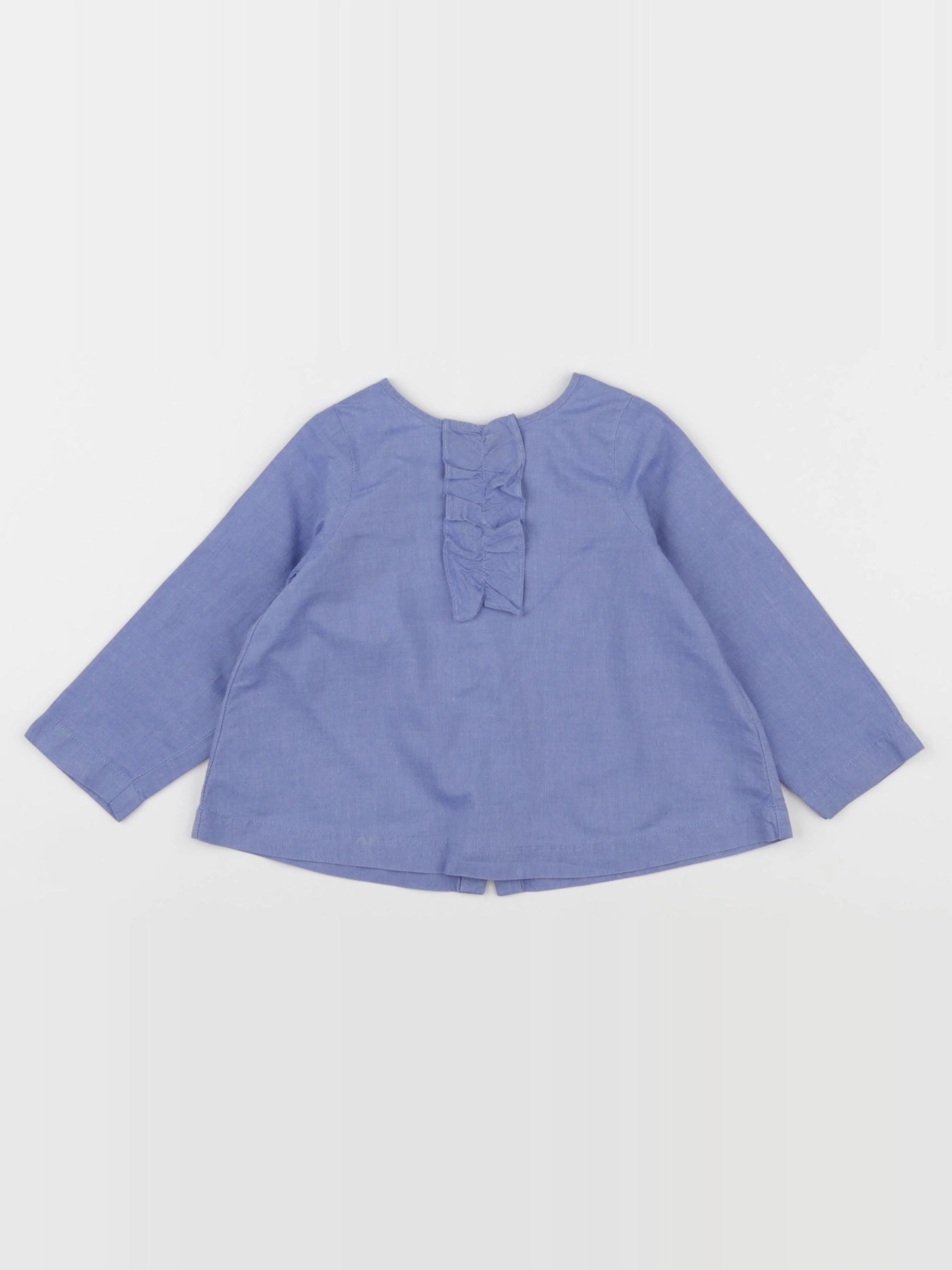 Jacadi - blouse bleu - 18 mois