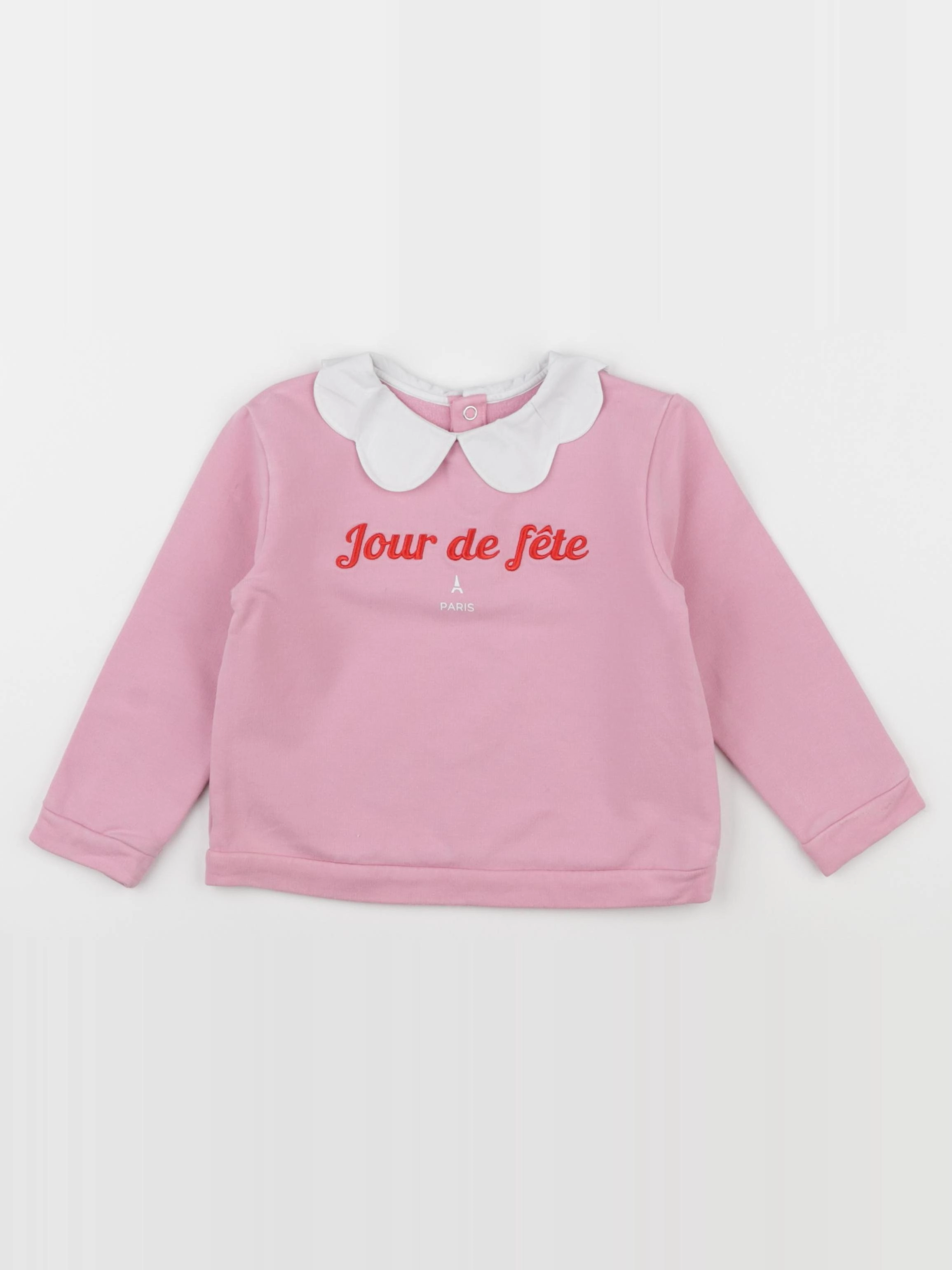 Jacadi - sweat rose - 3 ans