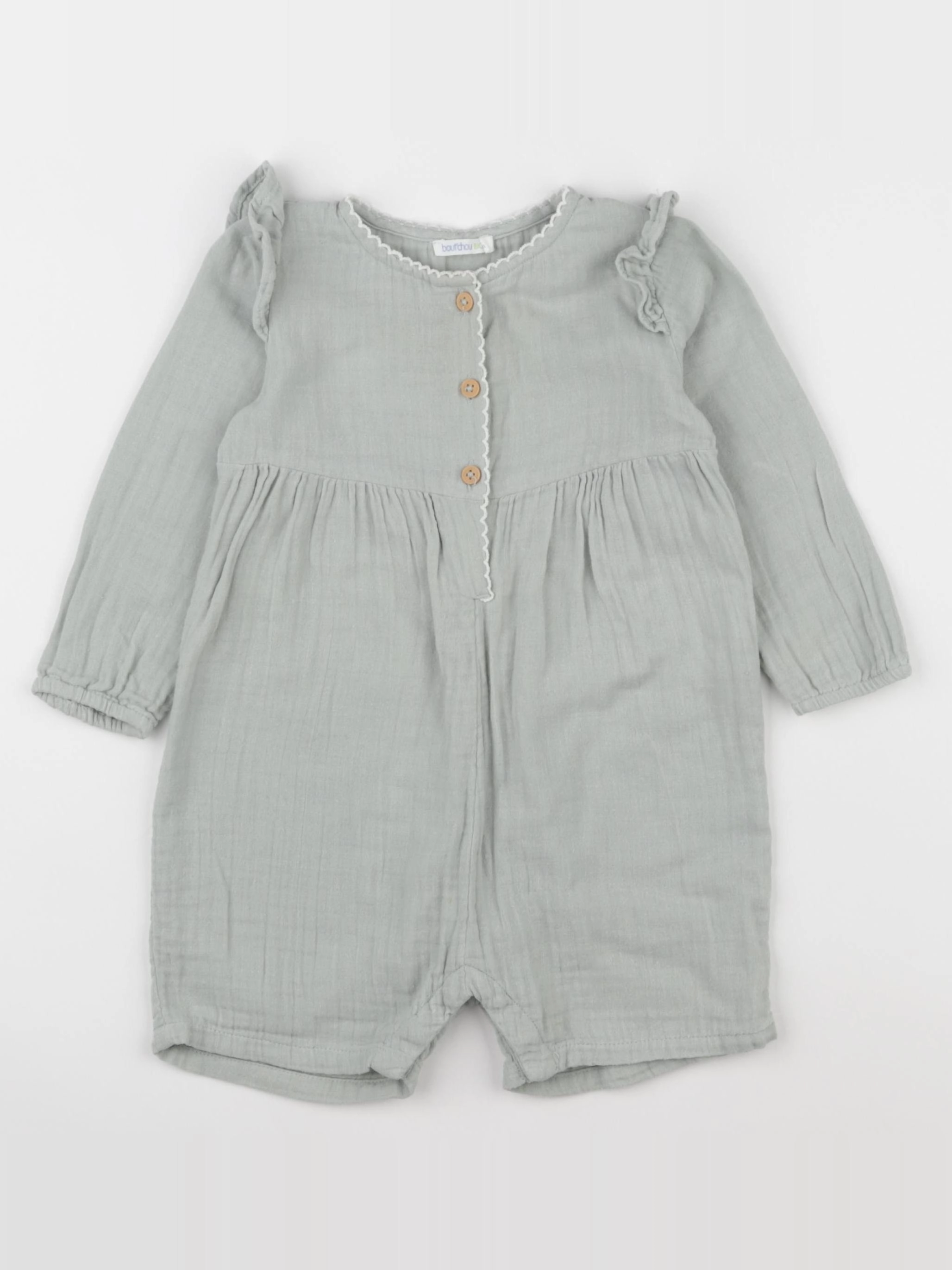 Boutchou - combinaison vert - 18 mois