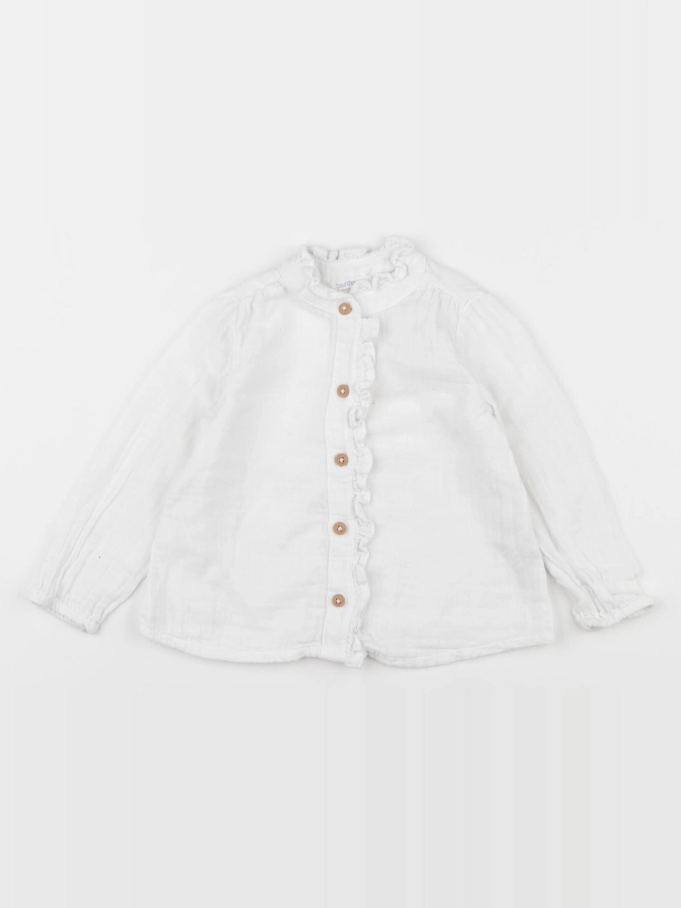 Boutchou - blouse blanc - 18 mois