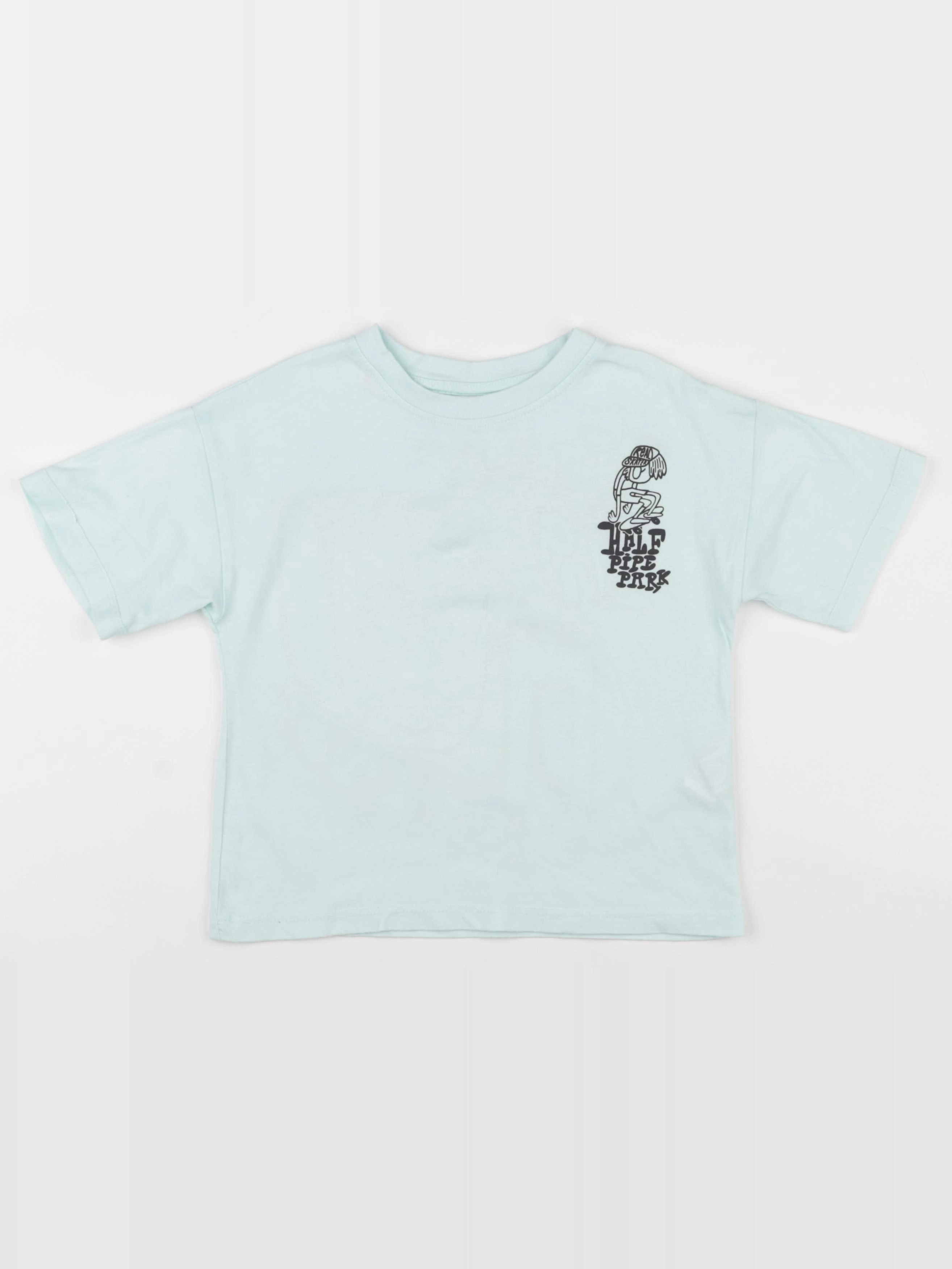 Zara - tee-shirt imprimé au dos vert - 2/3 ans