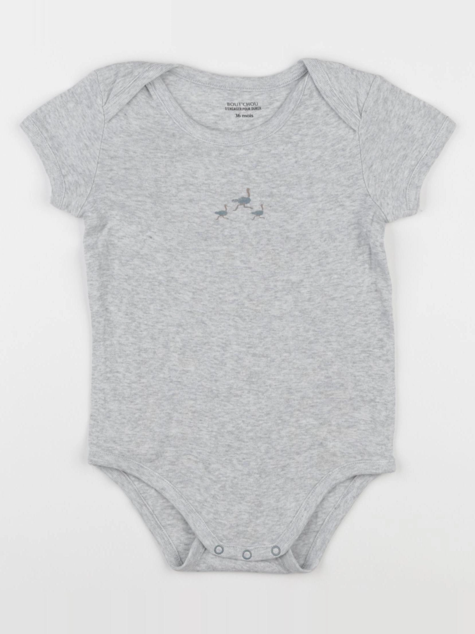 Boutchou - body gris - 36 mois