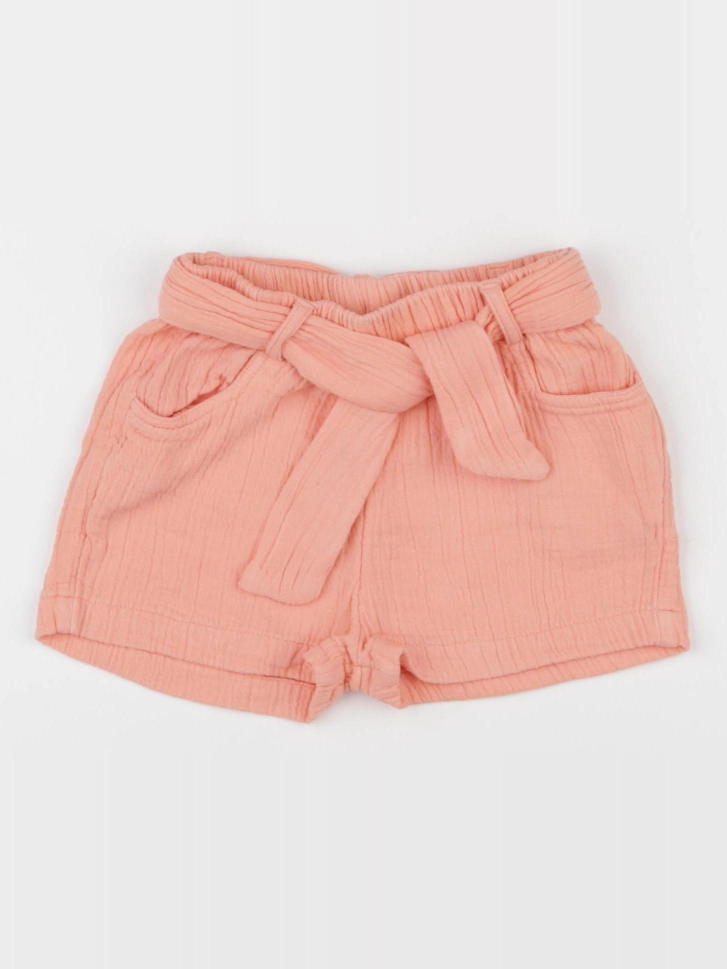 Vertbaudet - short orange - 2 ans