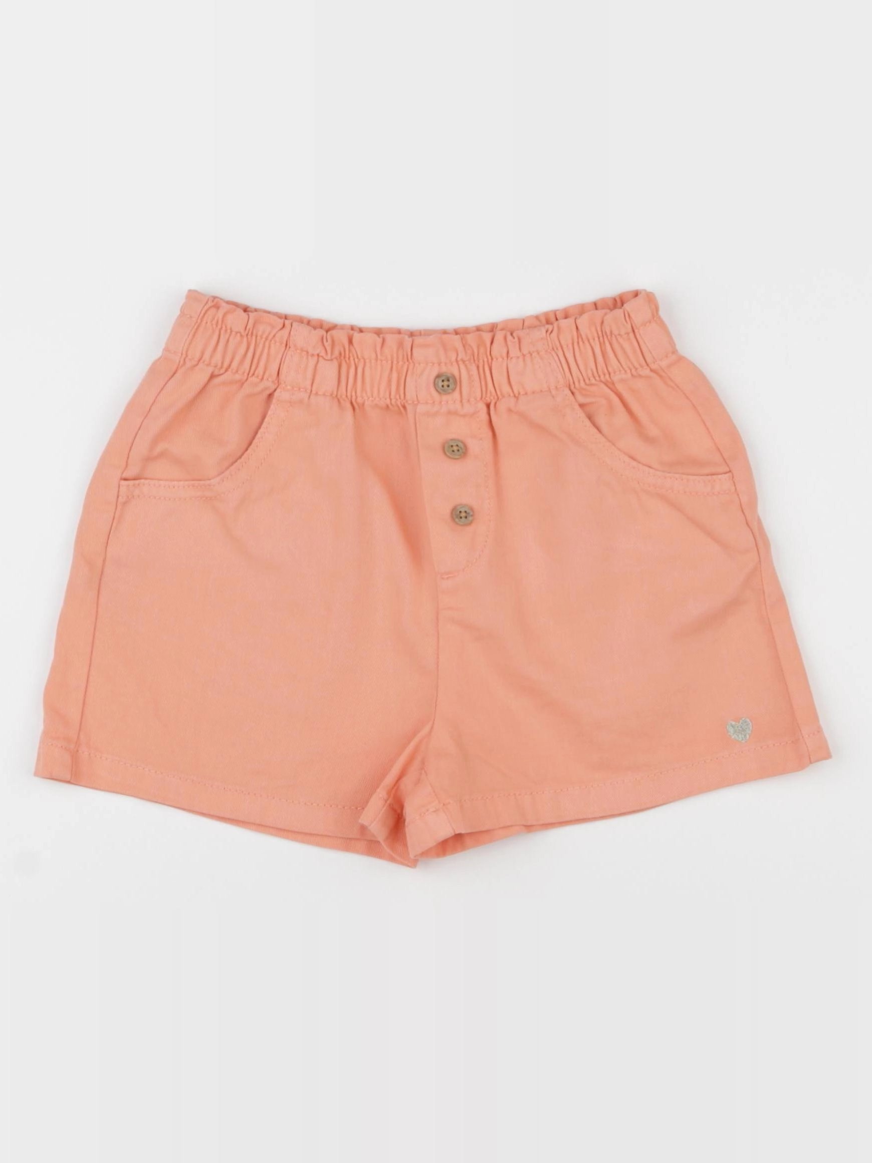 Vertbaudet - short orange - 2 ans