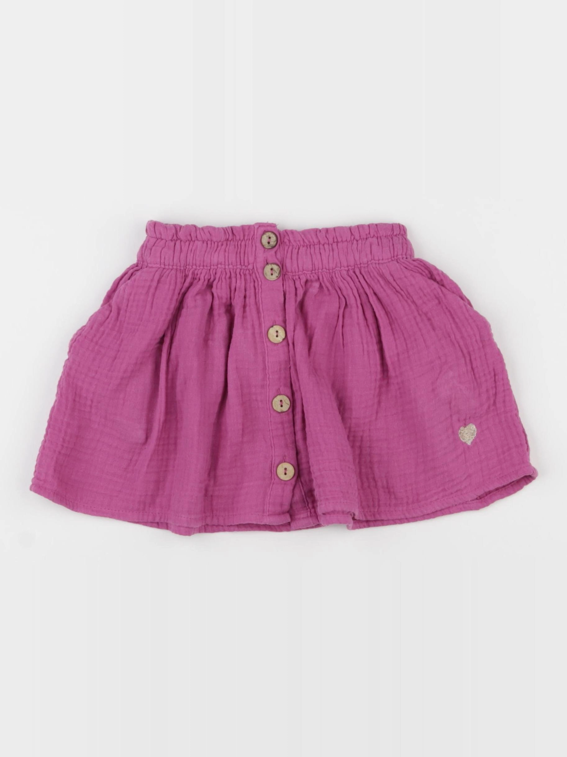 Vertbaudet - jupe rose - 5 ans