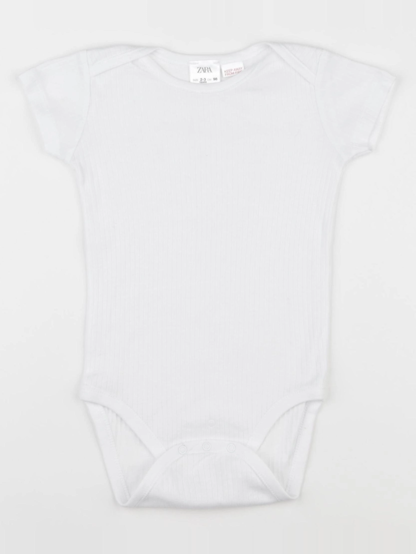 Zara - body blanc - 2/3 ans