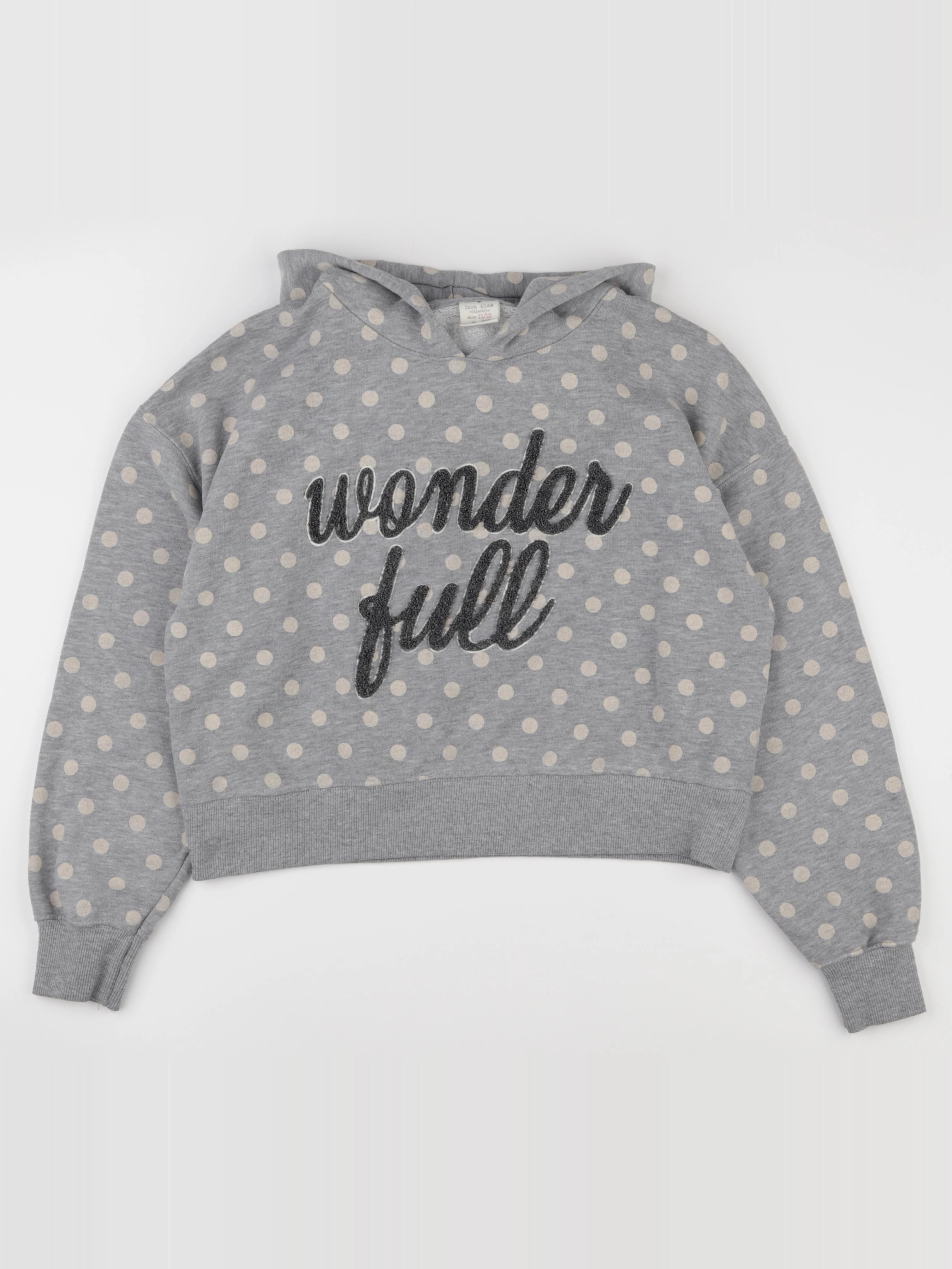 Zara - sweat gris - 11/12 ans