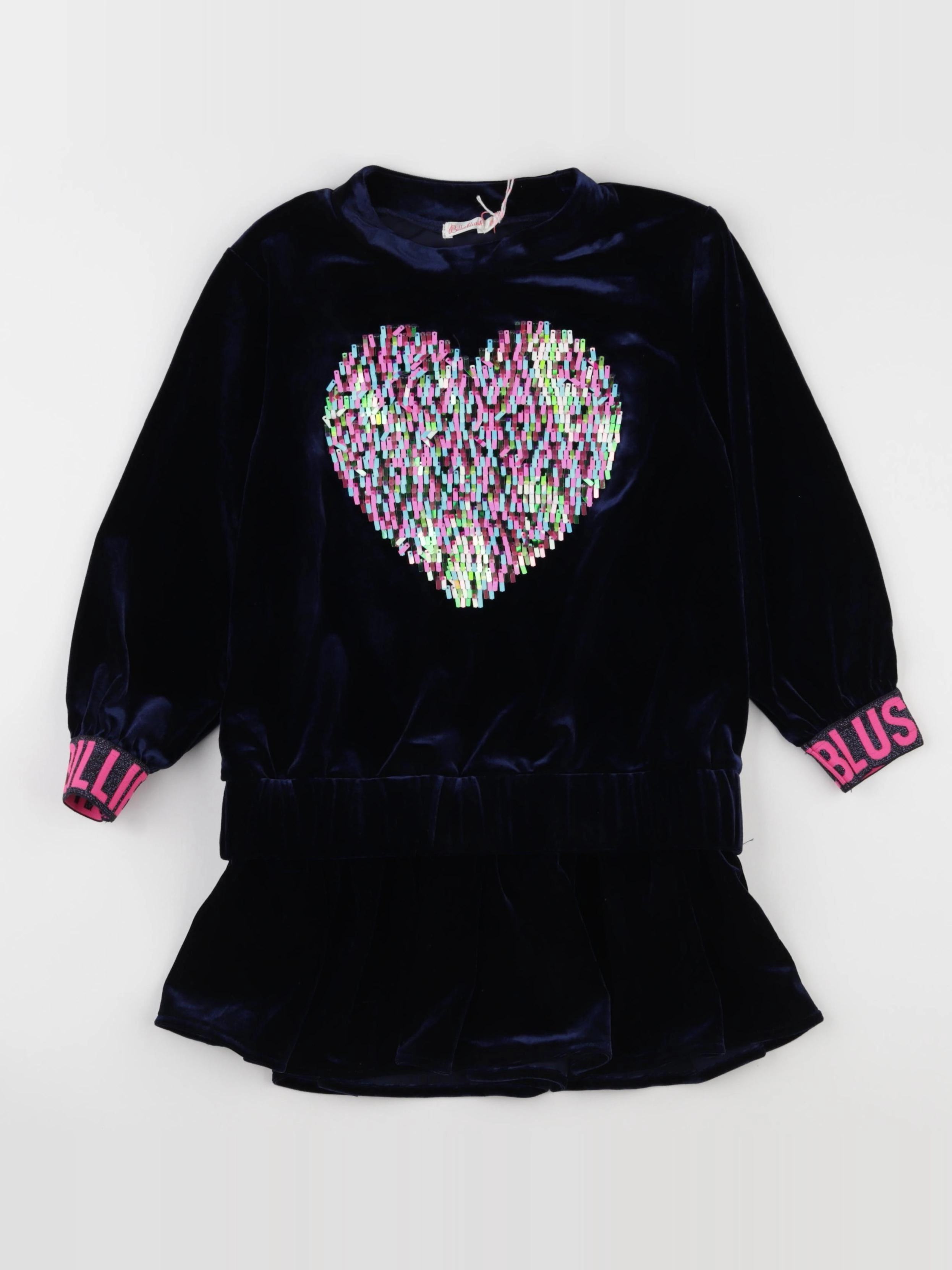 Billie Blush - robe bleu, rose - 5 ans