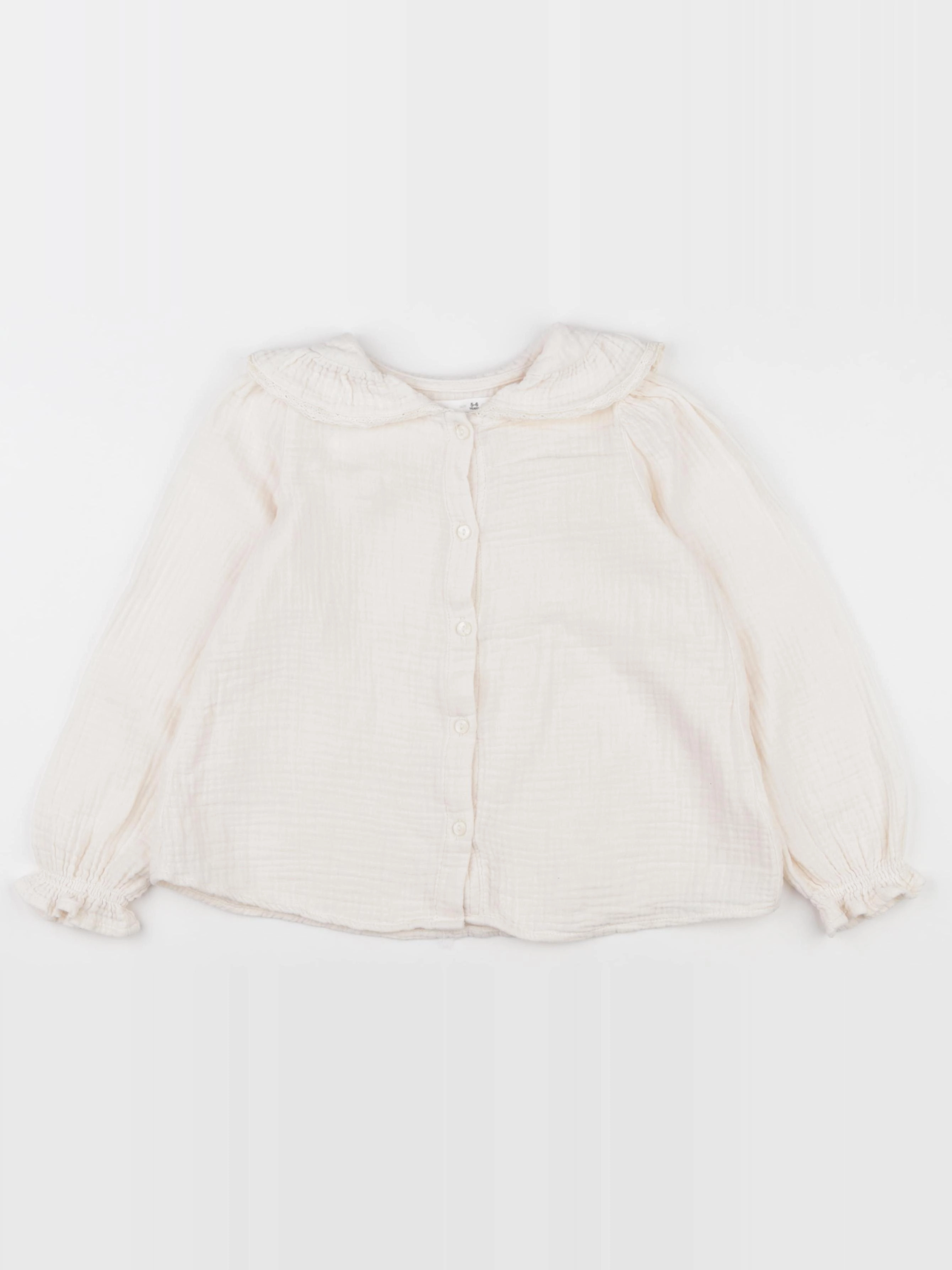 Zara - blouse beige - 5/6 ans
