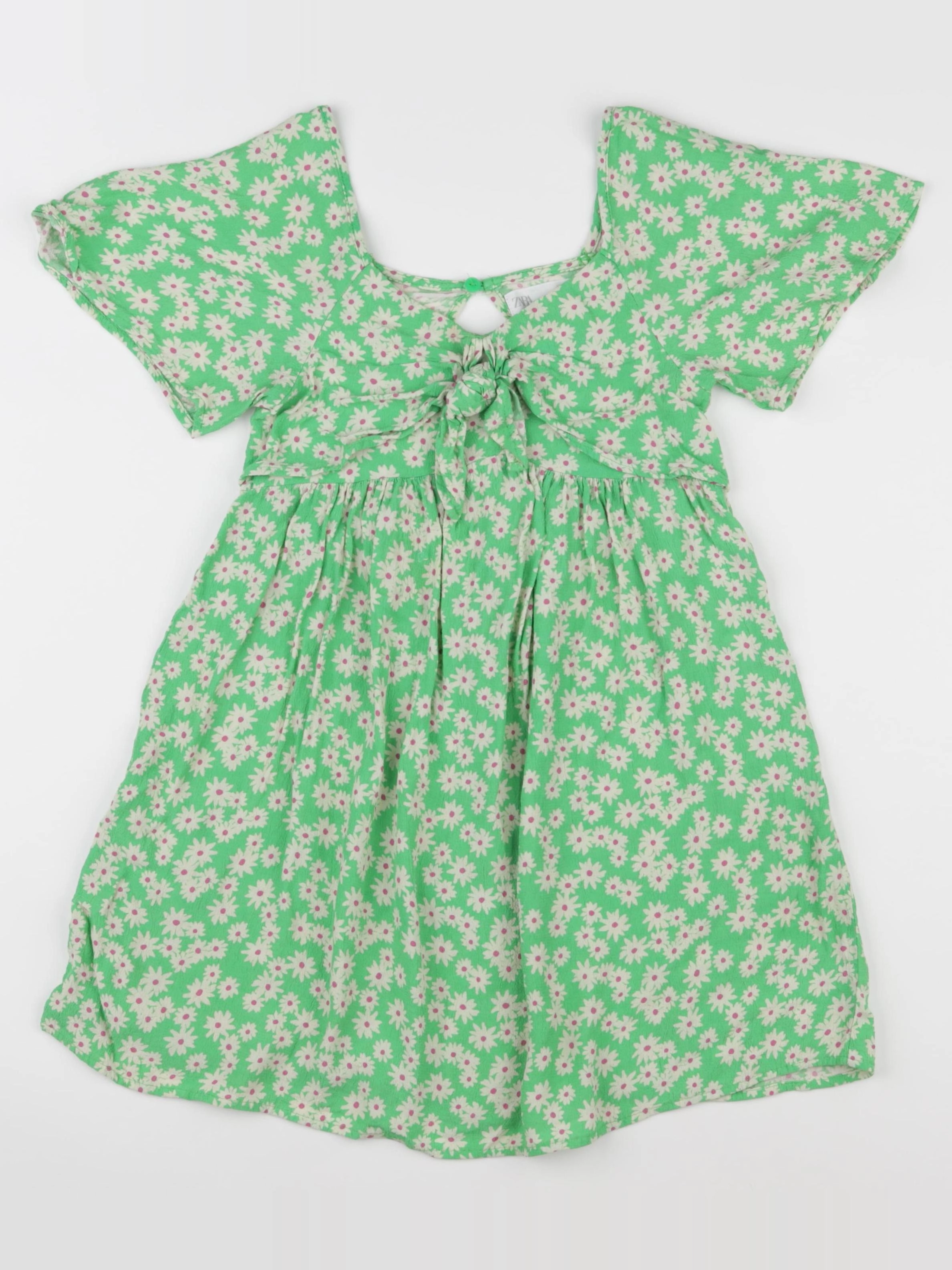 Zara - robe vert - 8 ans
