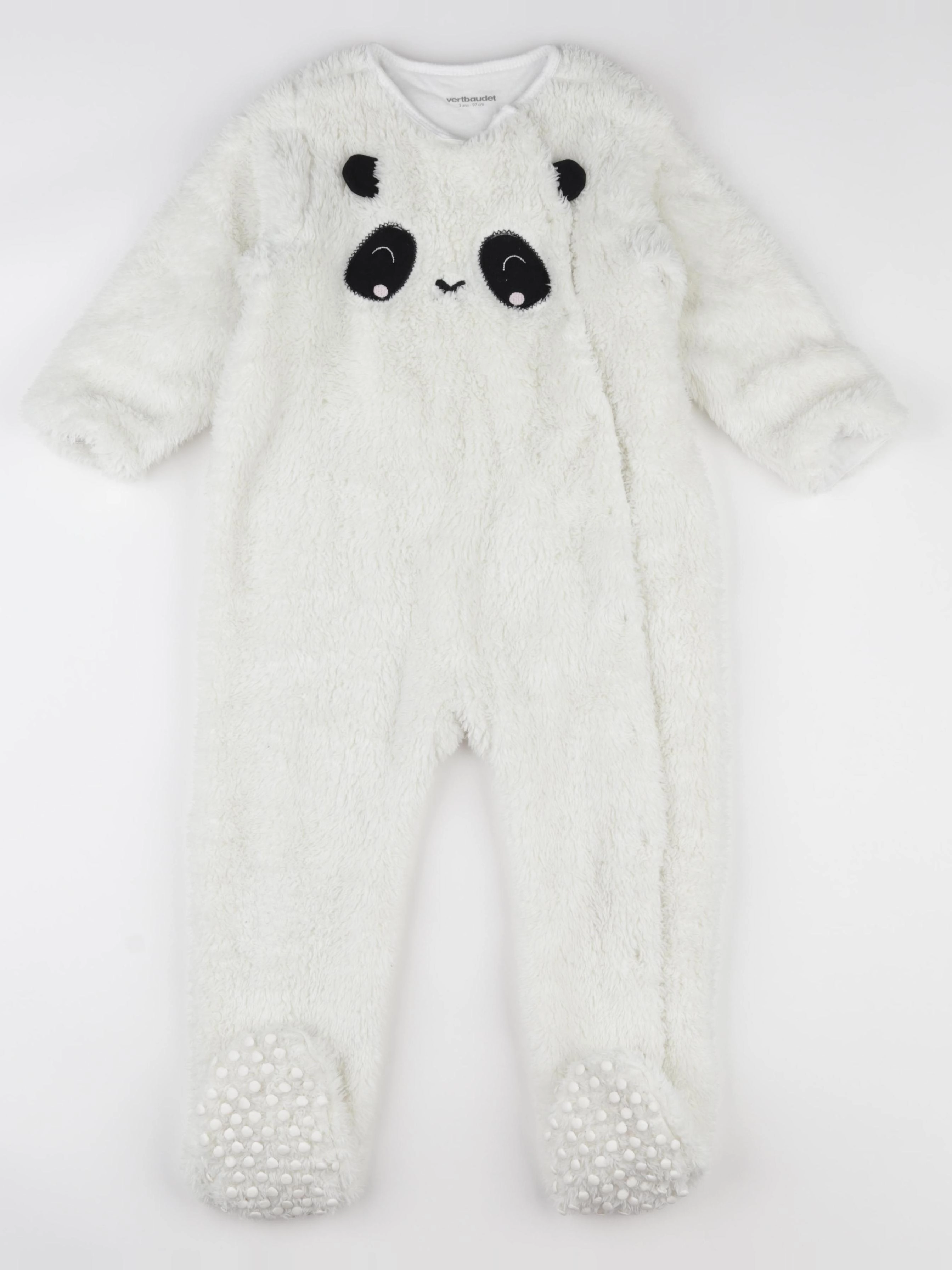 Vertbaudet - sur-pyjama blanc - 3 ans
