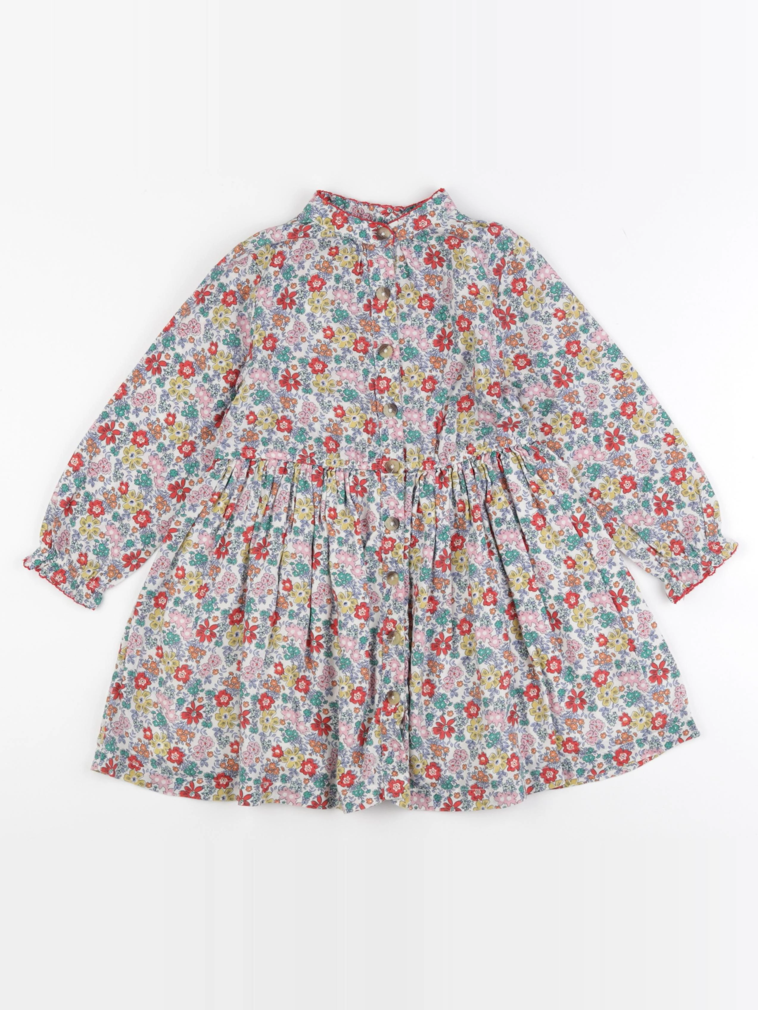 Monoprix - robe multicolore - 4 ans