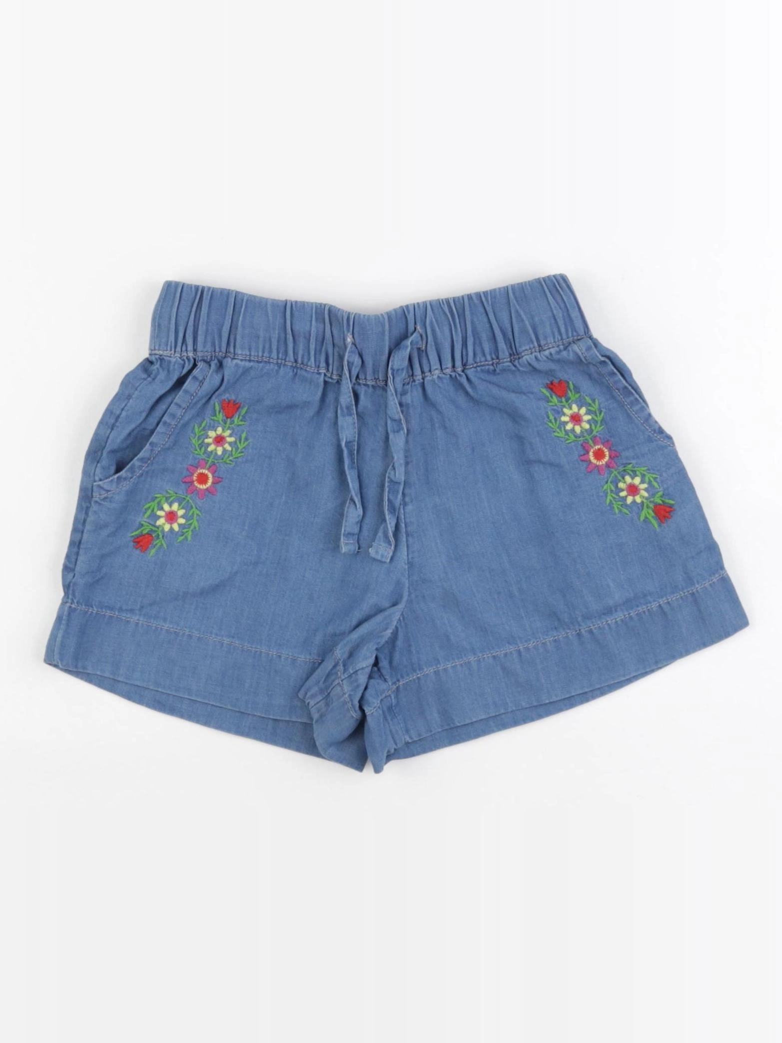Monoprix - short bleu - 3 ans