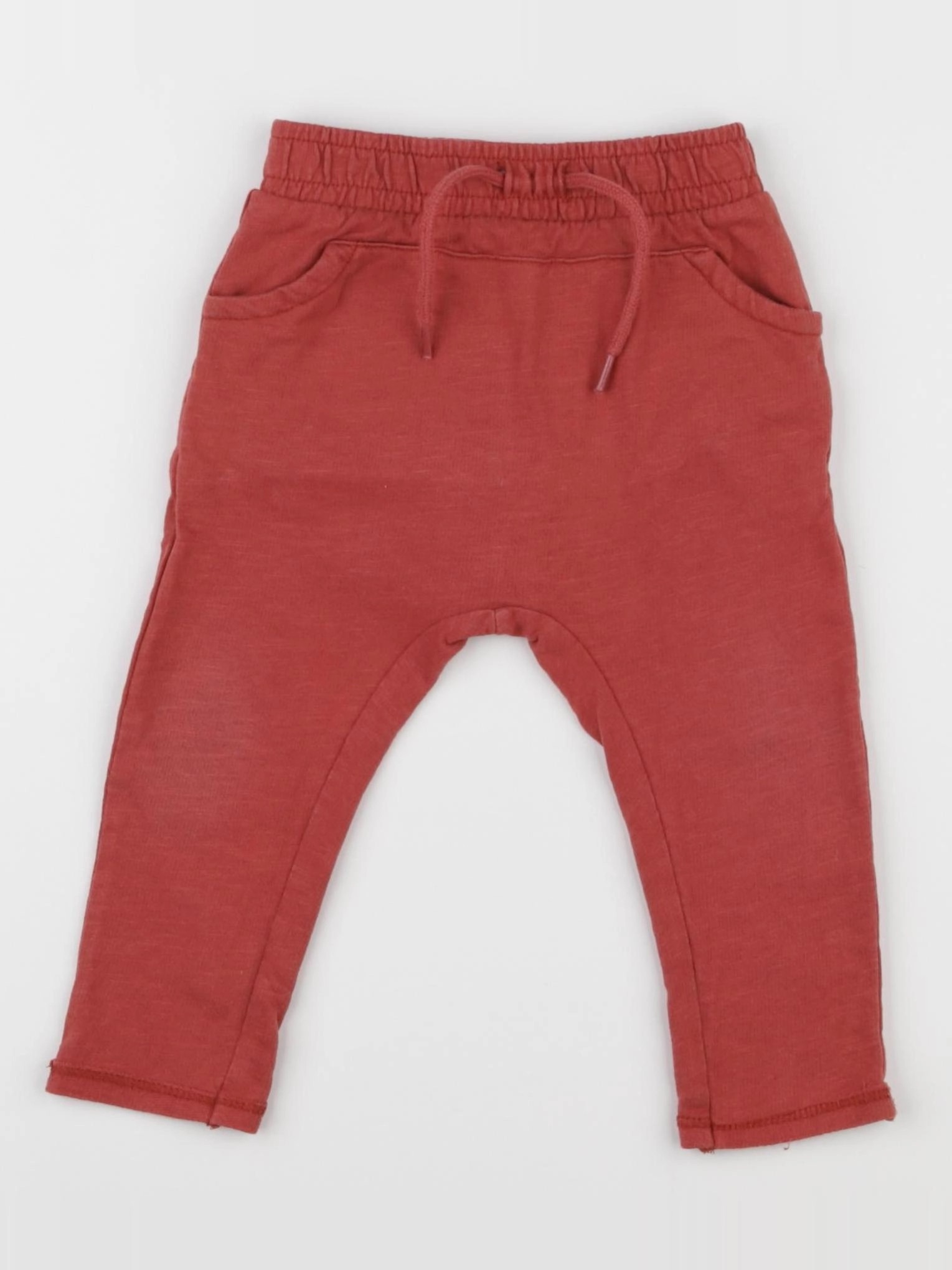 Vertbaudet - sarouel rouge - 9 mois