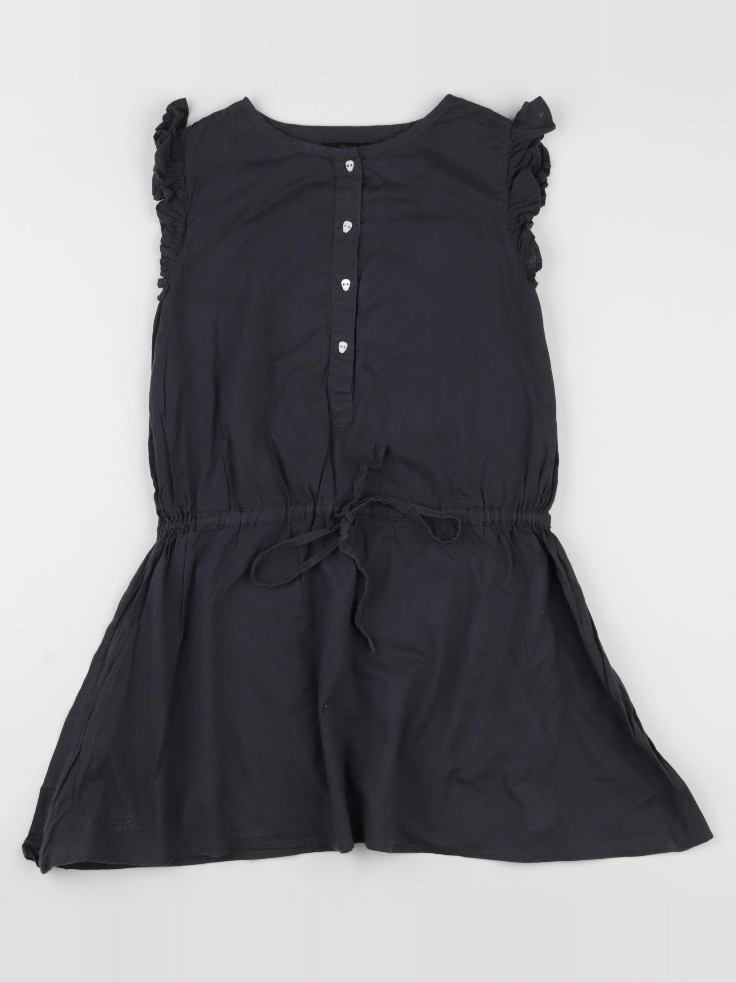 Zadig & Voltaire - robe imprimé au dos gris - 8 ans