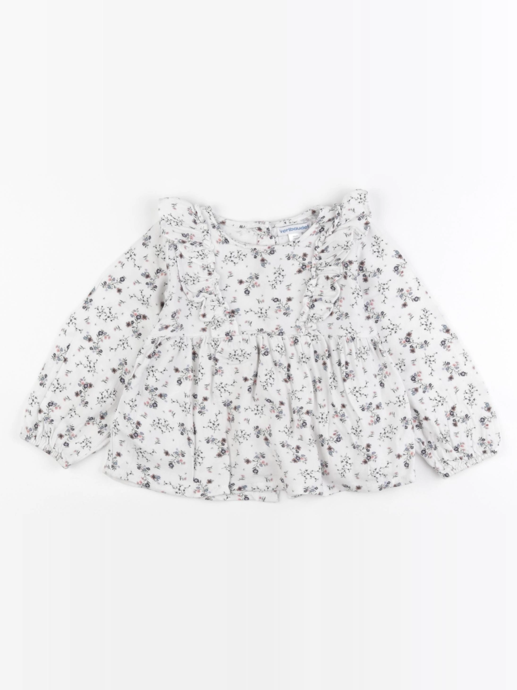 Vertbaudet - blouse blanc - 24 mois