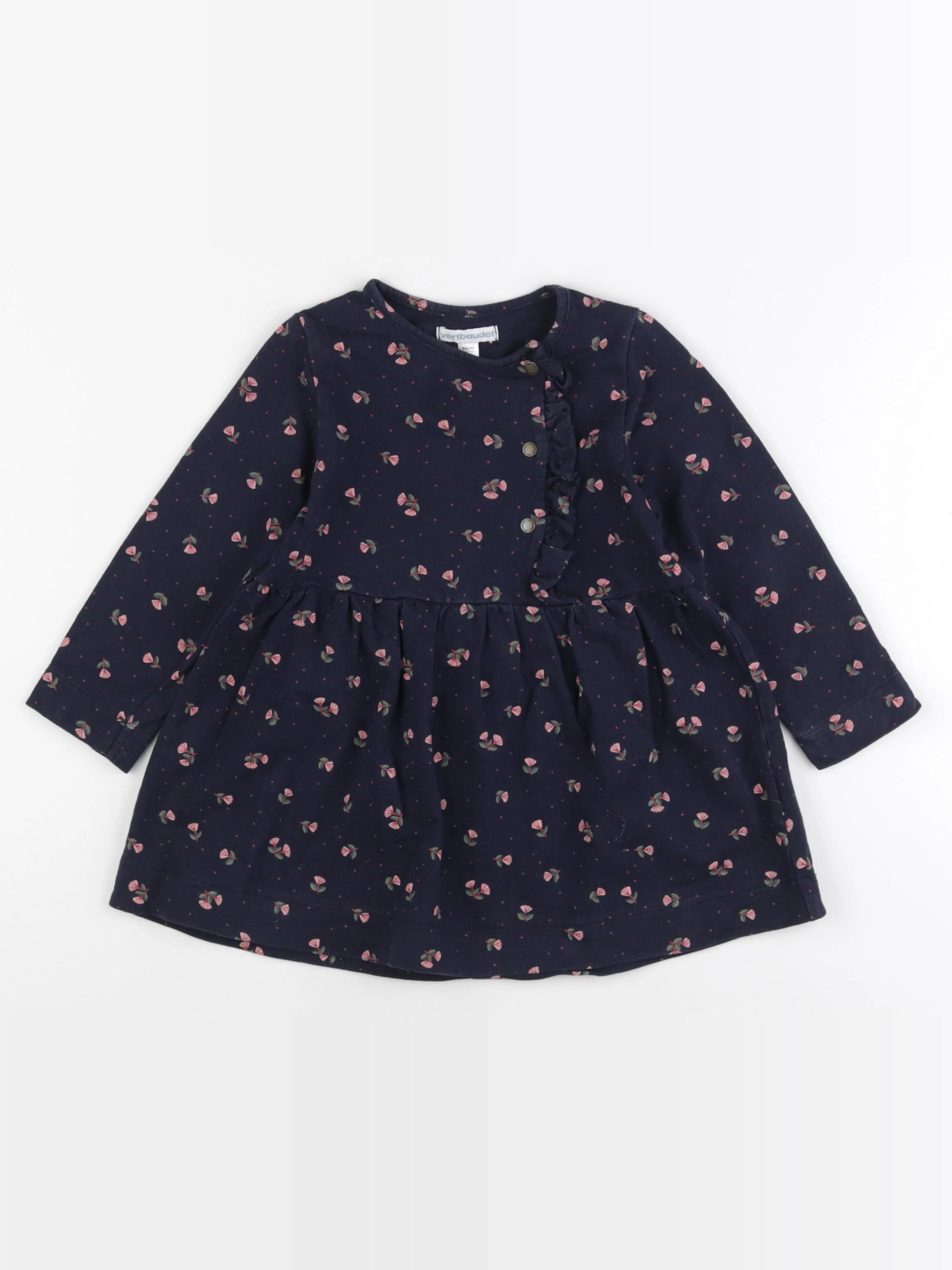 Vertbaudet - robe bleu - 36 mois