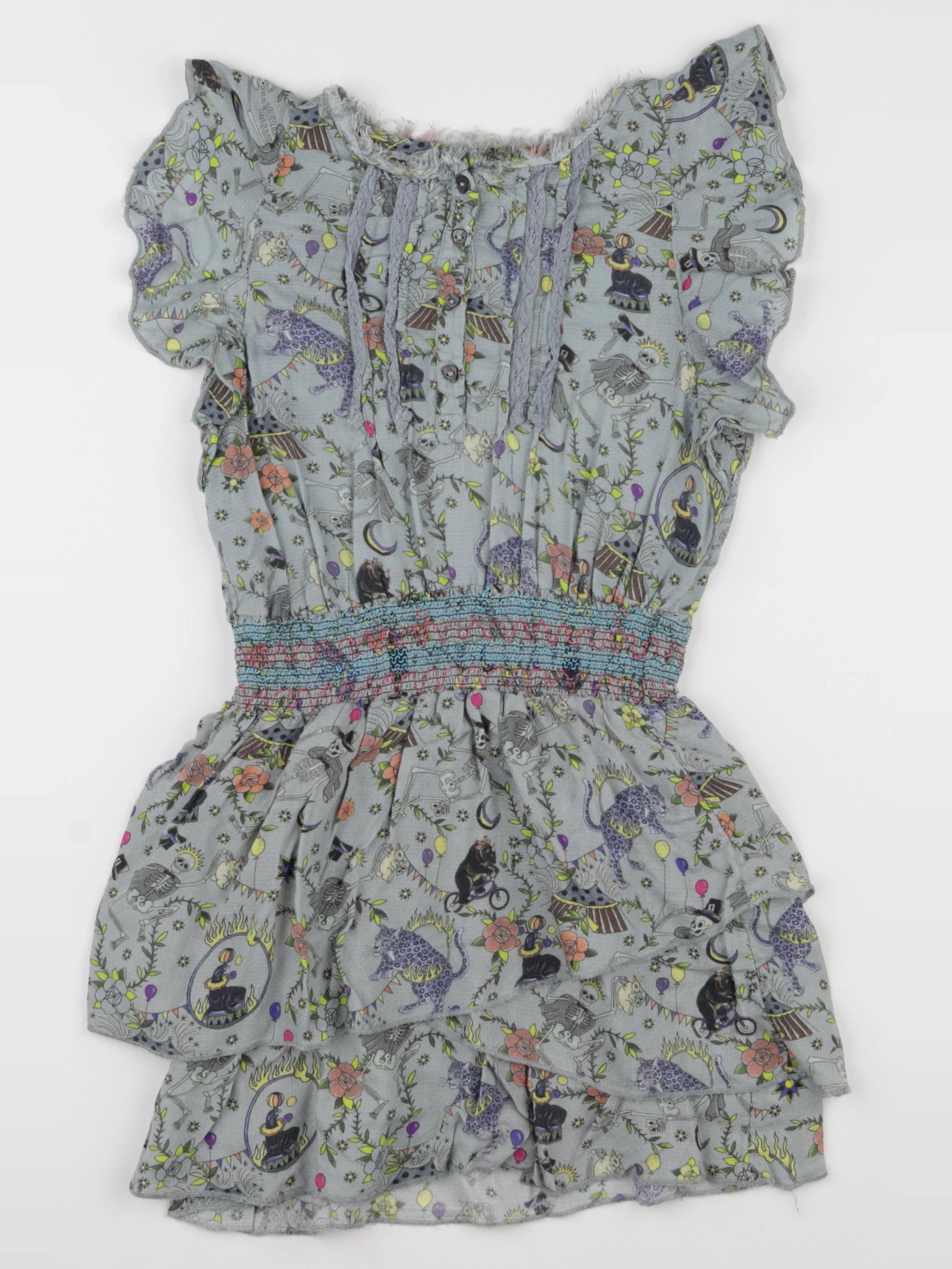 Zadig & Voltaire - robe multicolore - 8 ans