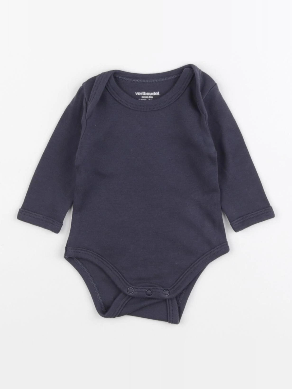 Vertbaudet - body bleu - 1 mois