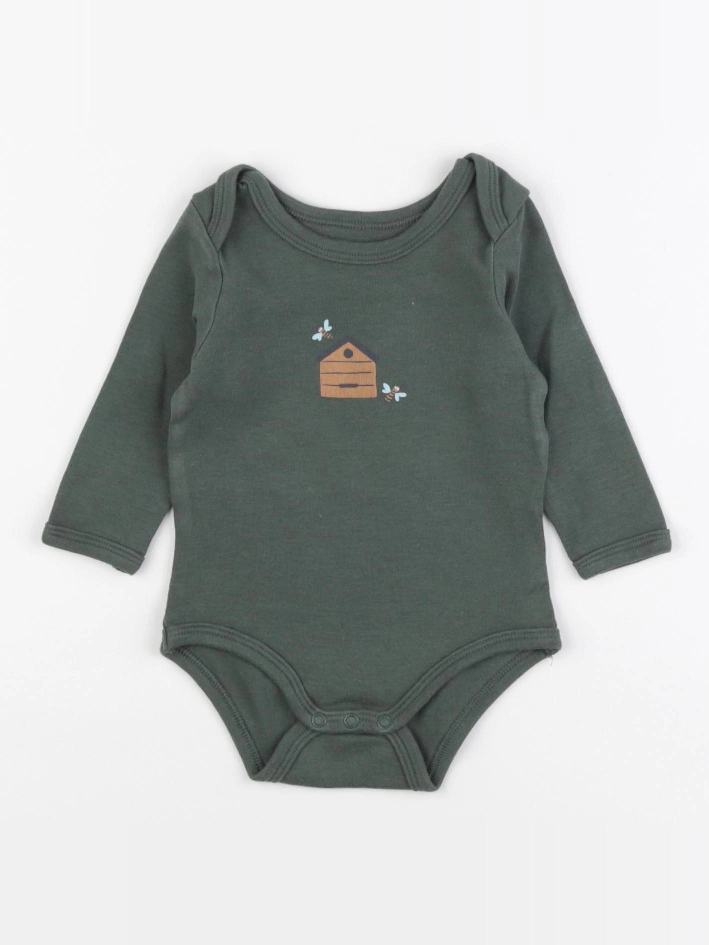 Vertbaudet - body vert - 6 mois