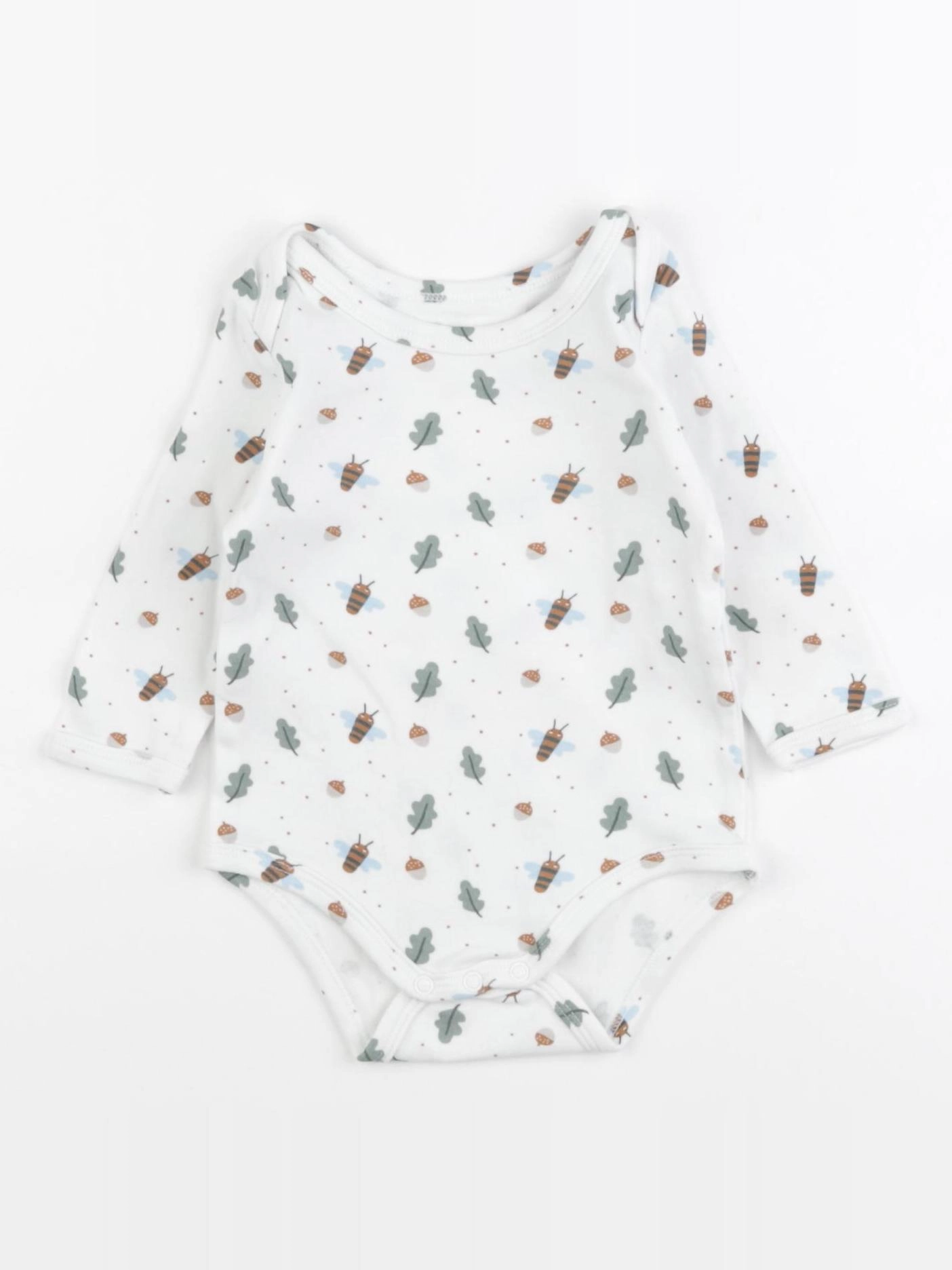 Vertbaudet - body blanc - 6 mois