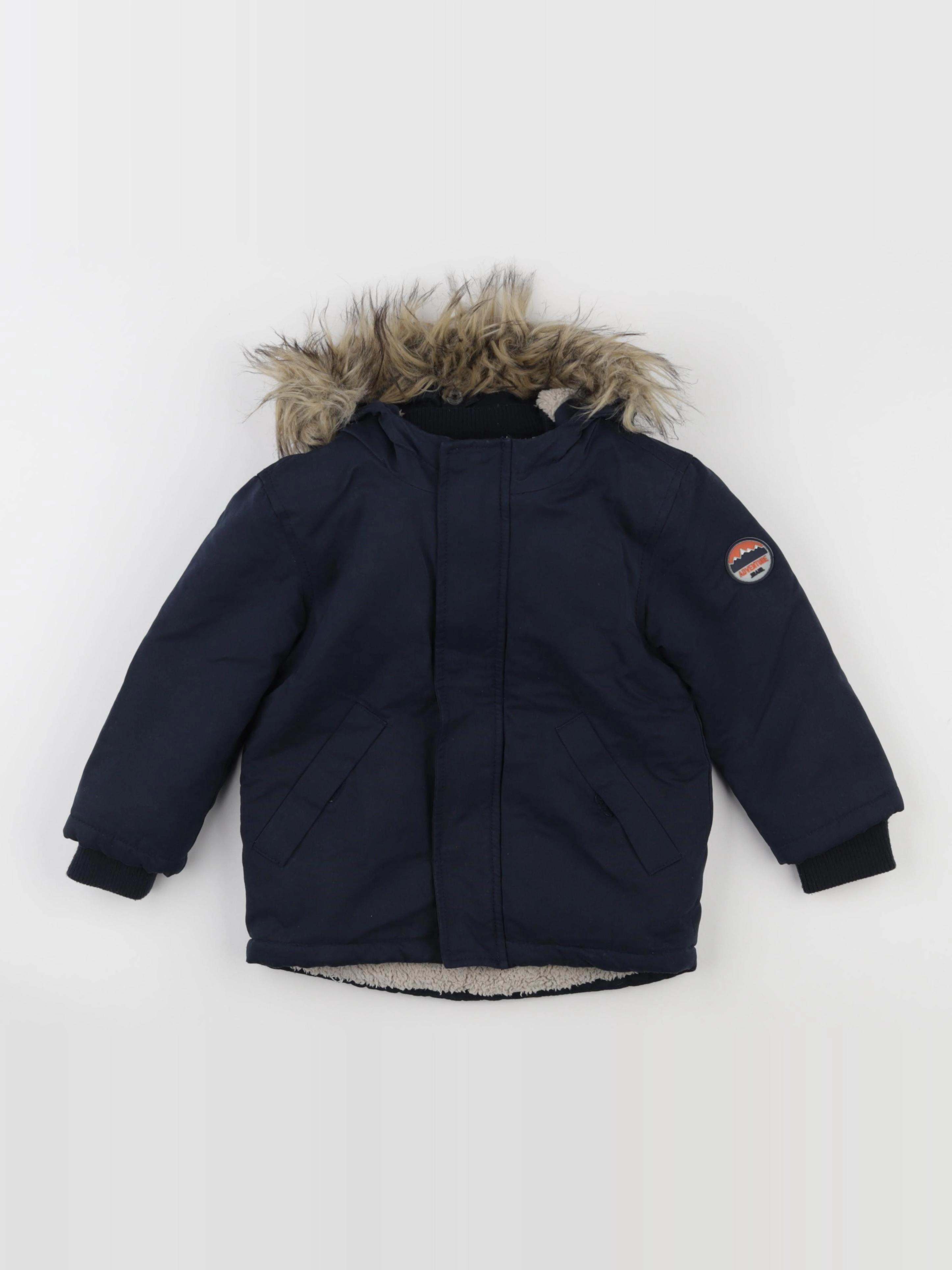 Vertbaudet - doudoune bleu - 3 ans