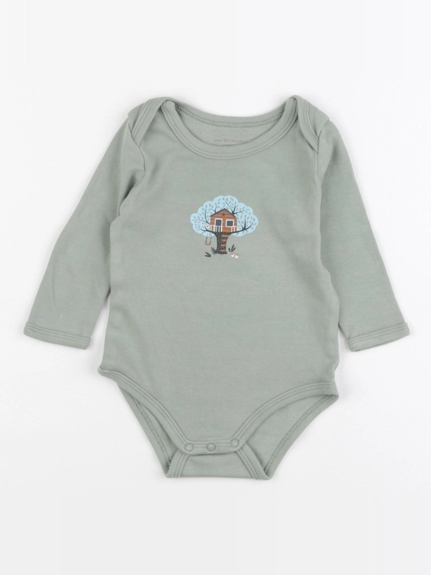 Vertbaudet - body vert - 6 mois