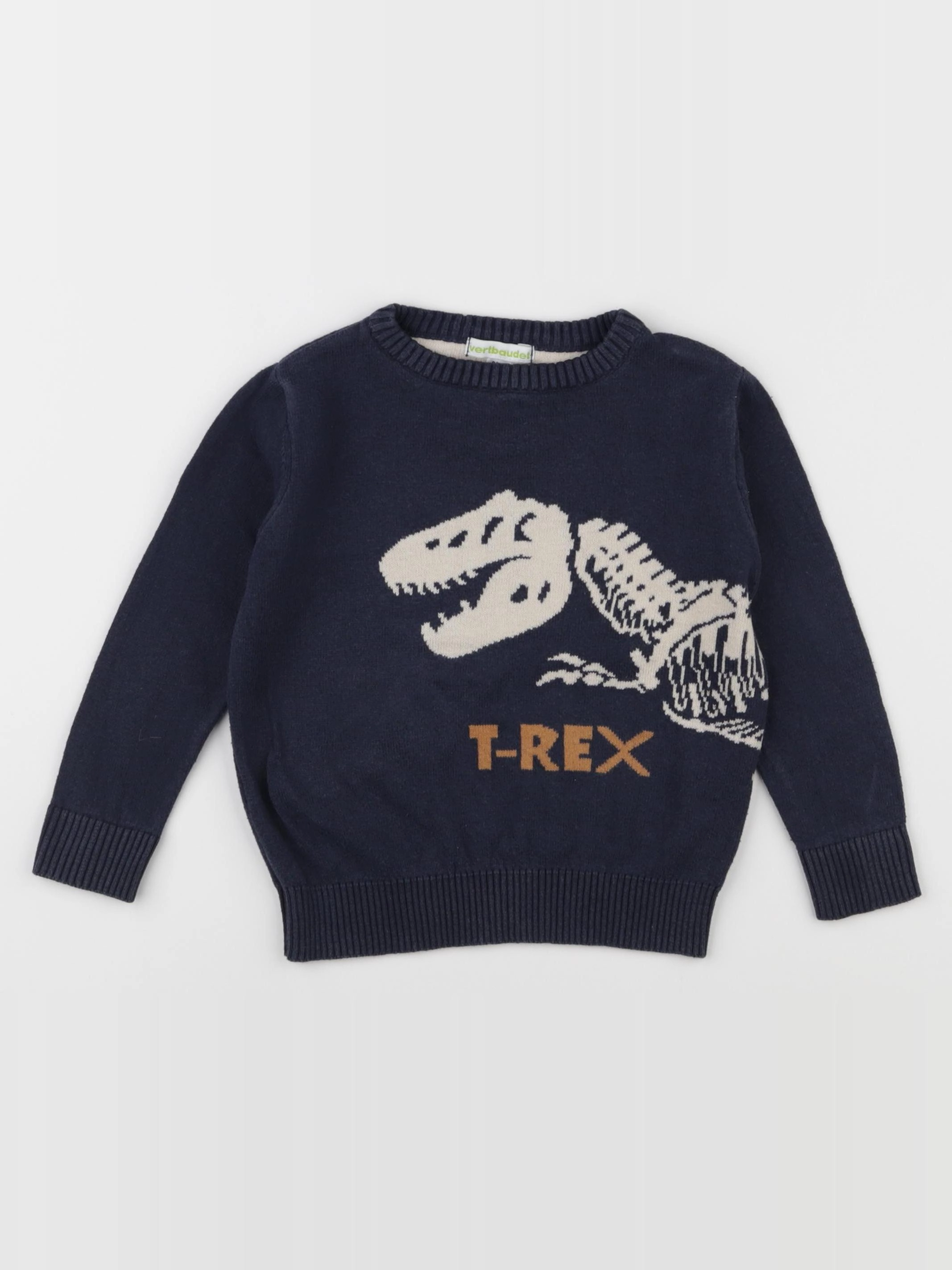 Vertbaudet - pull bleu - 3 ans