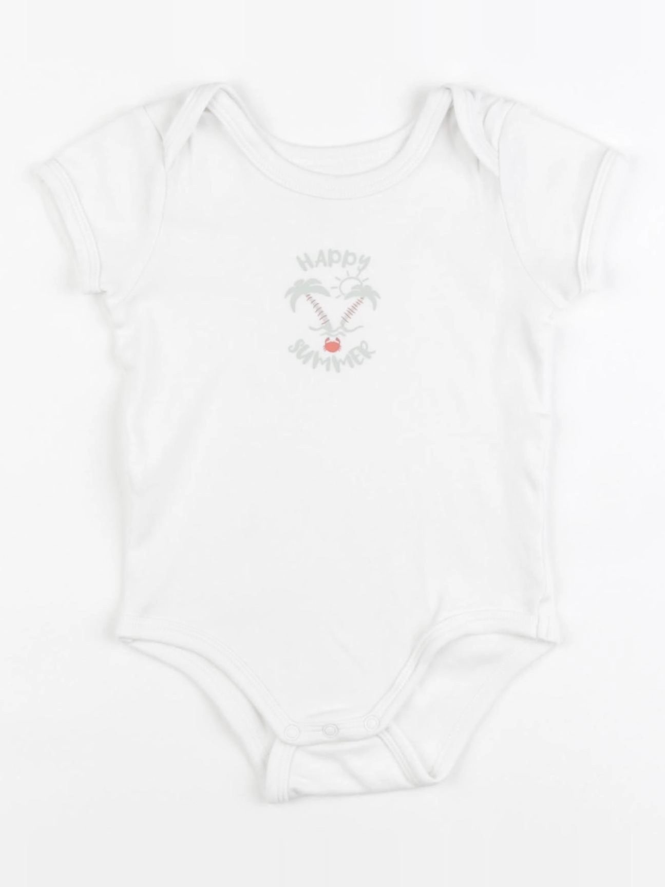 Vertbaudet - body blanc - 12 mois