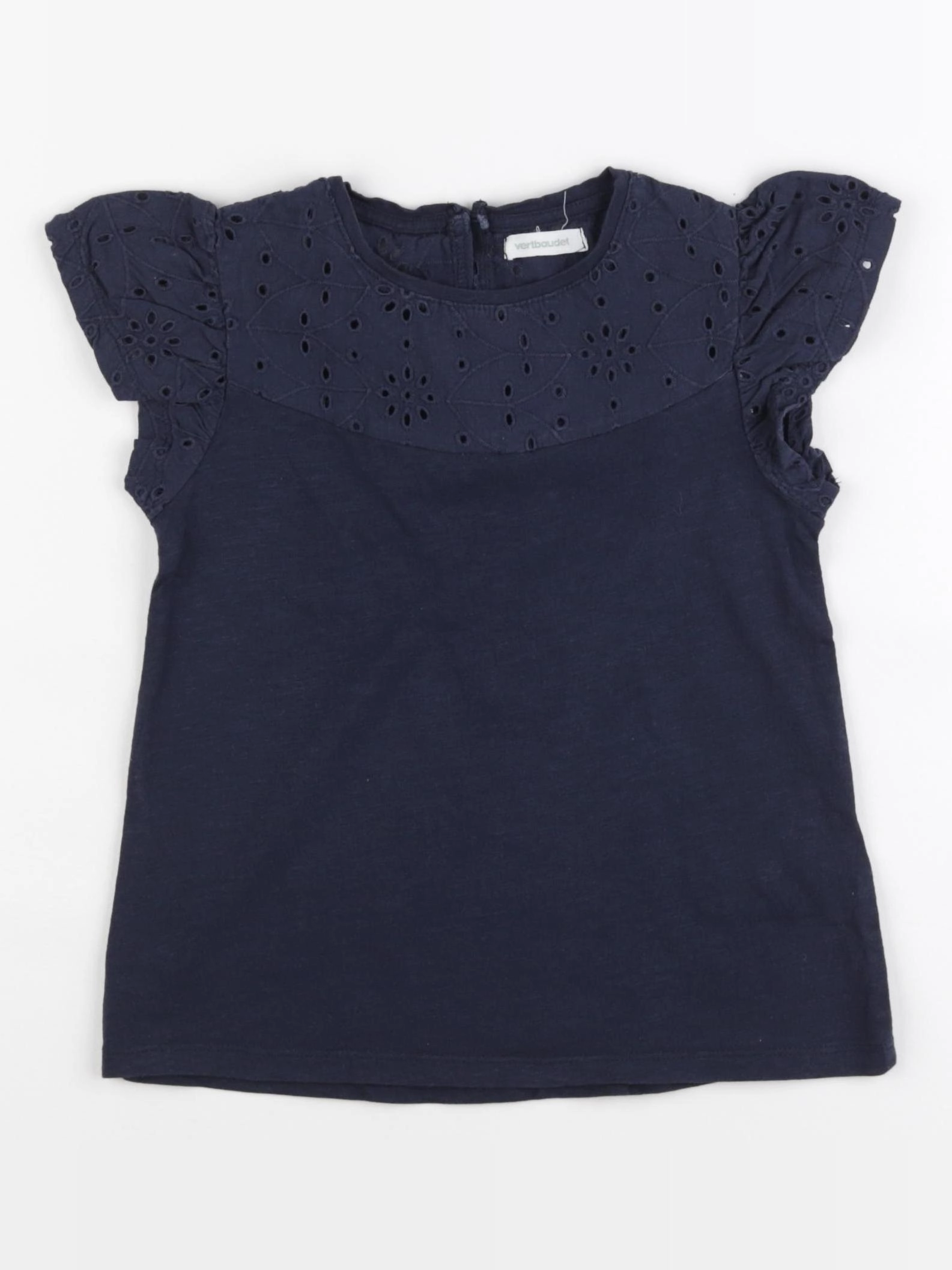 Vertbaudet - tee-shirt bleu - 6 ans
