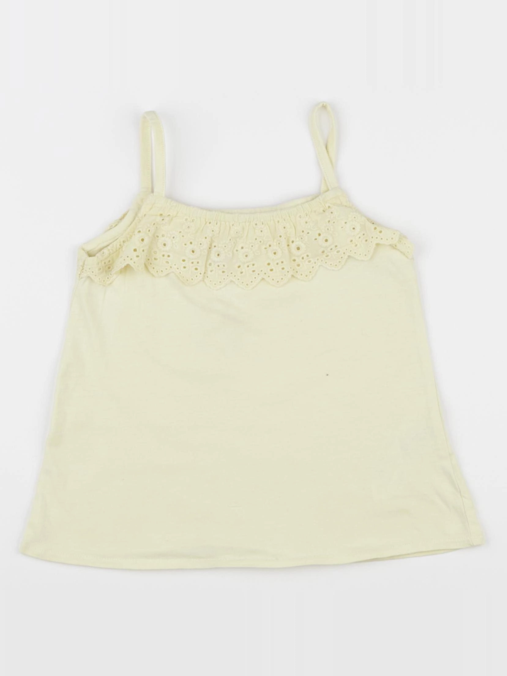 Vertbaudet - débardeur jaune - 5 ans