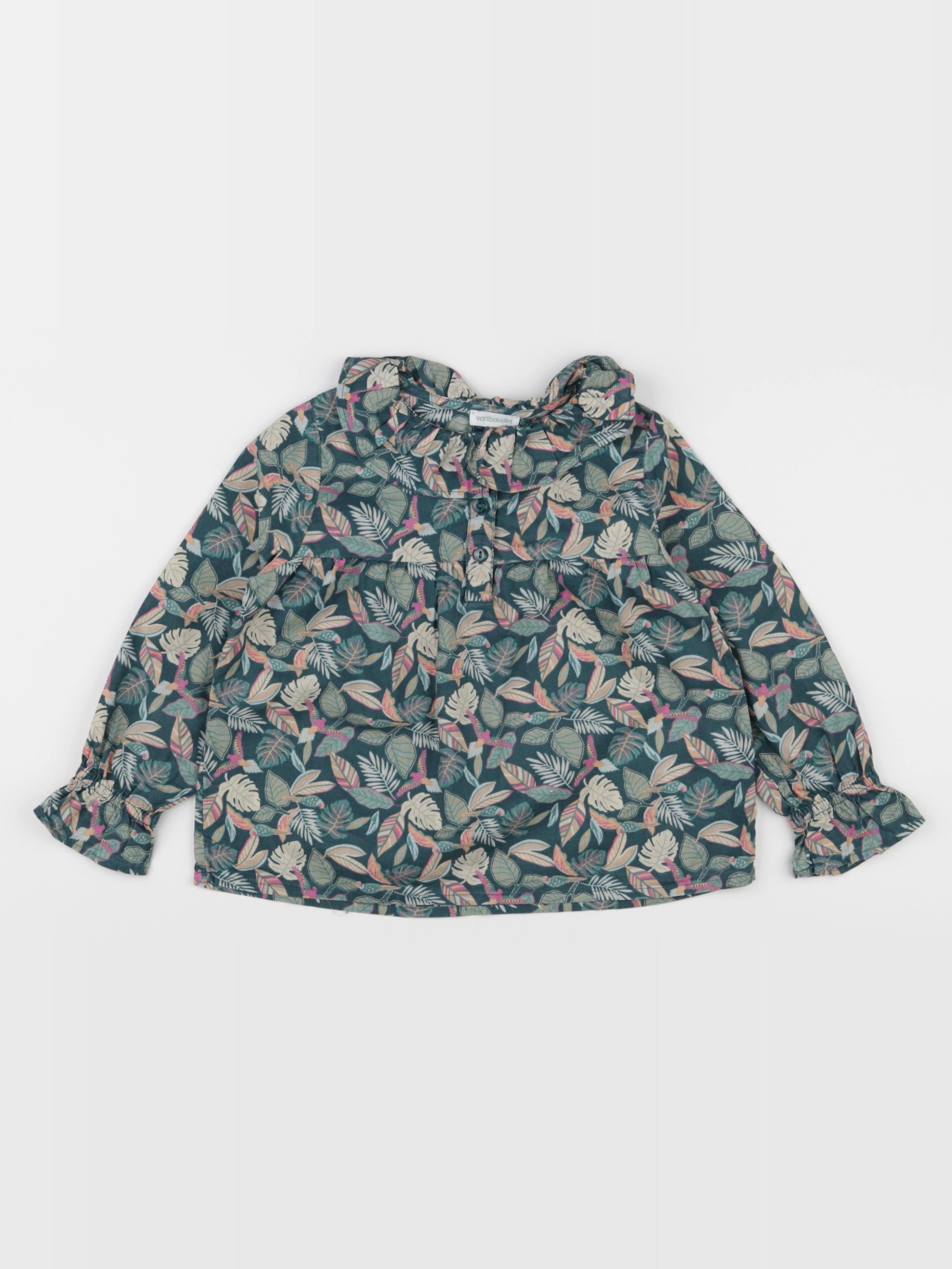 Vertbaudet - blouse multicolore - 4 ans